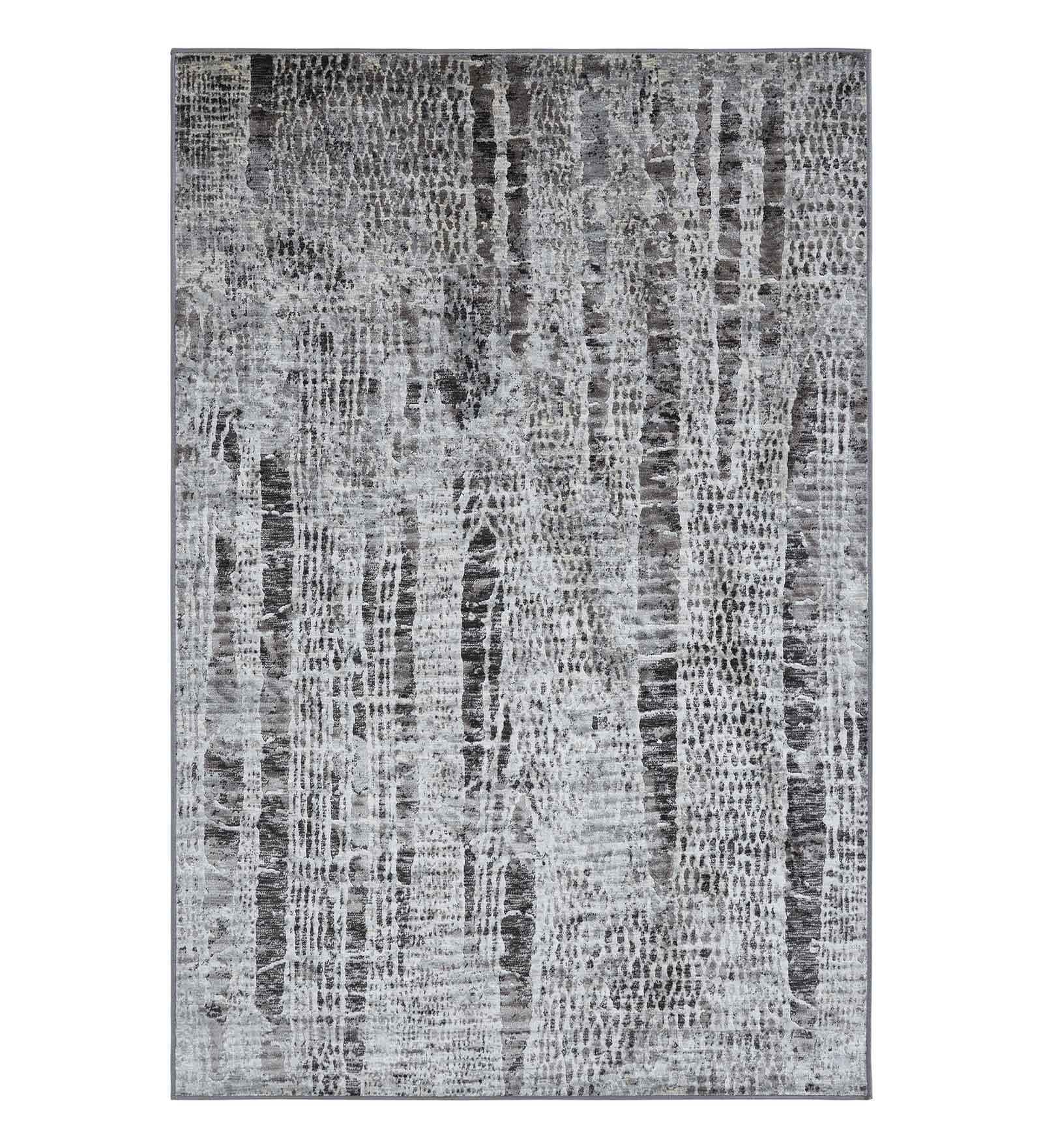 Matrix Abstract Carpet Grey and Cream