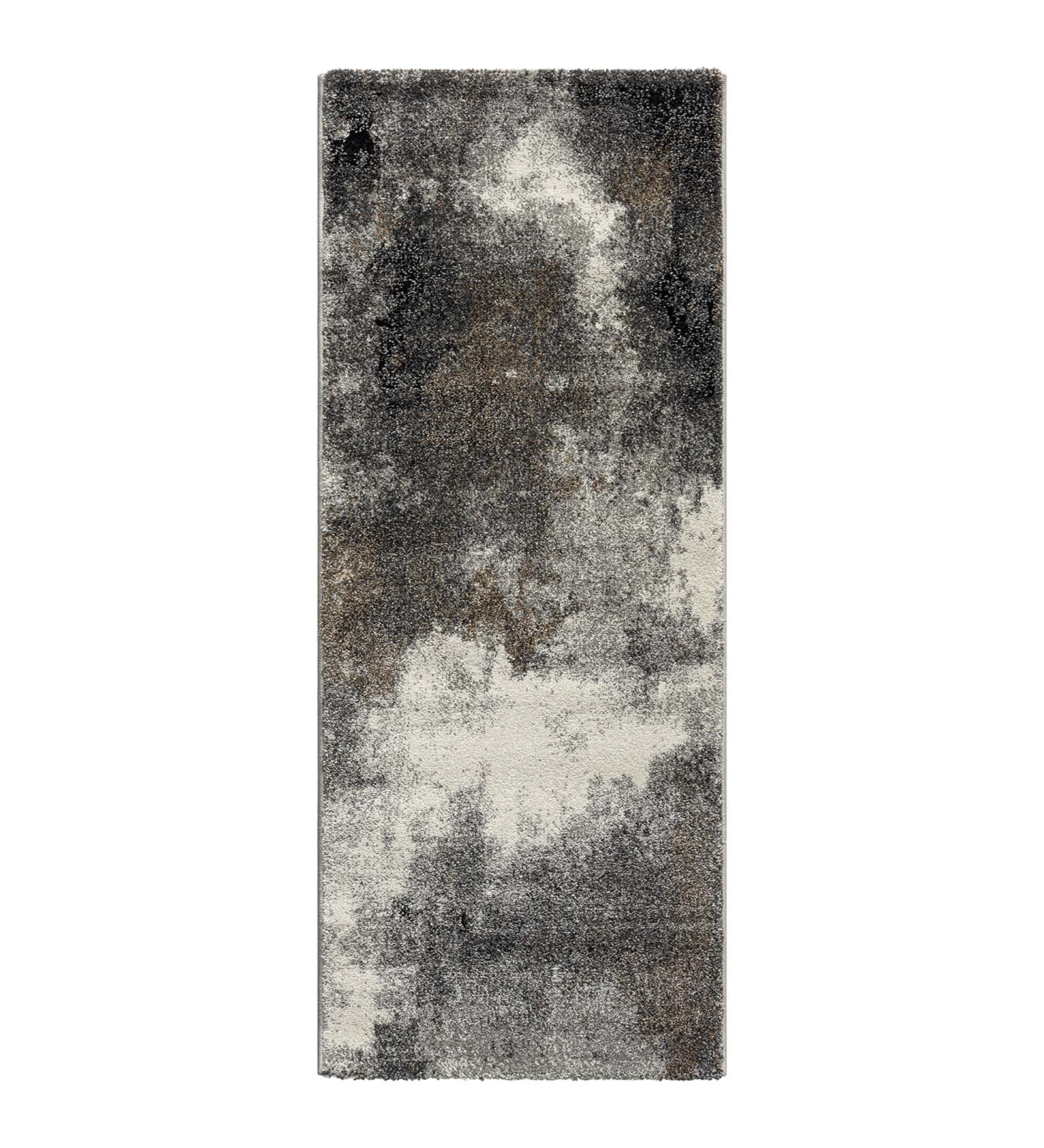 Ibiza Abstract Runner Grey and Cream