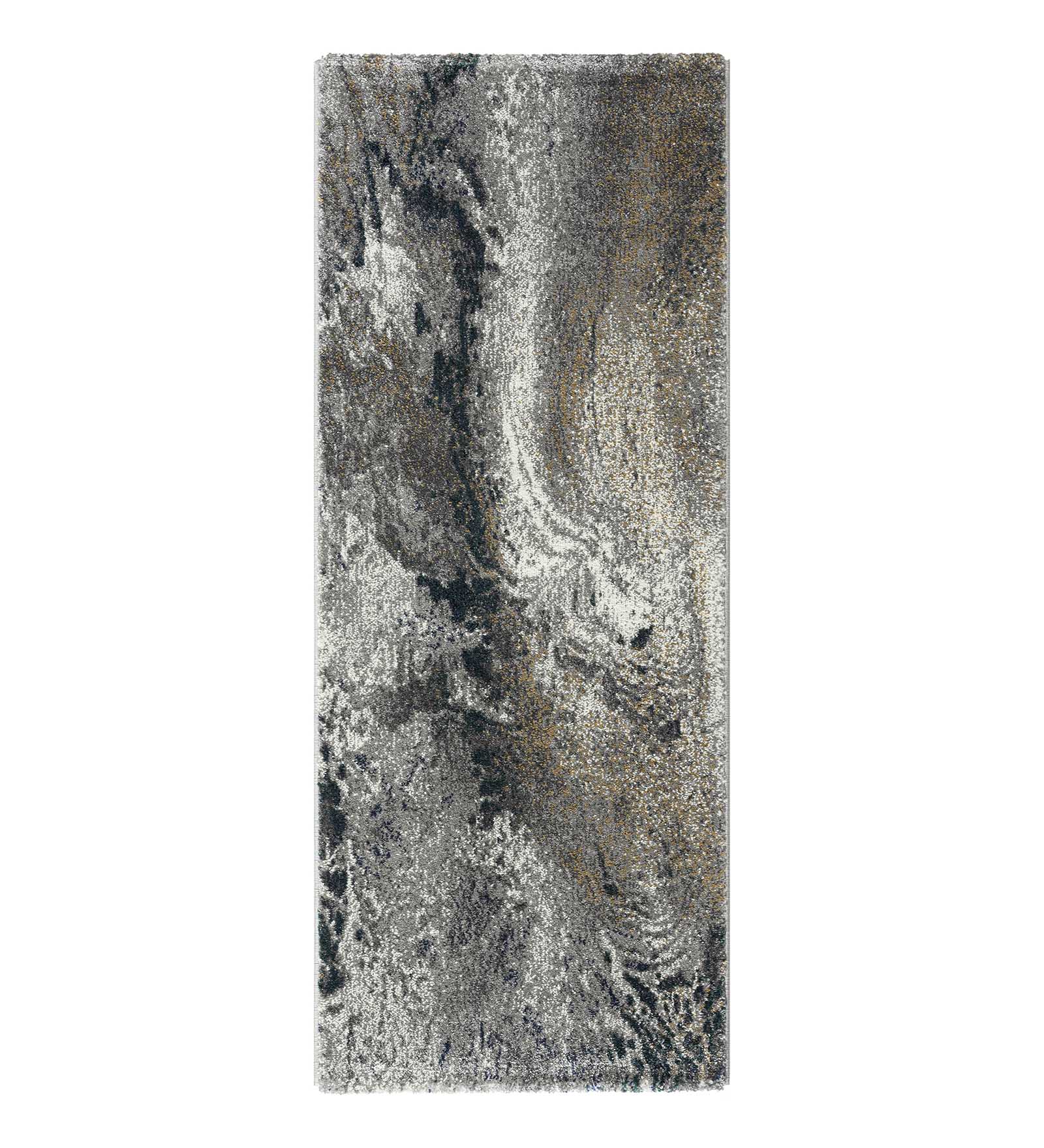 Diamond Abstract Bedside Runner Beige