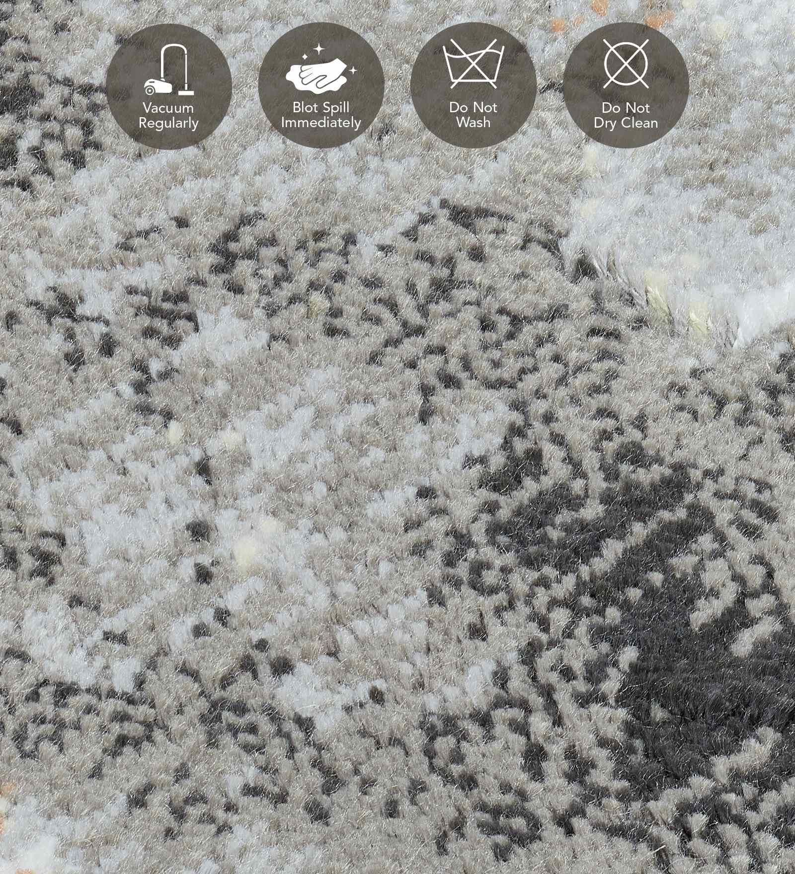 Matrix Abstract Carpet Cream and Grey