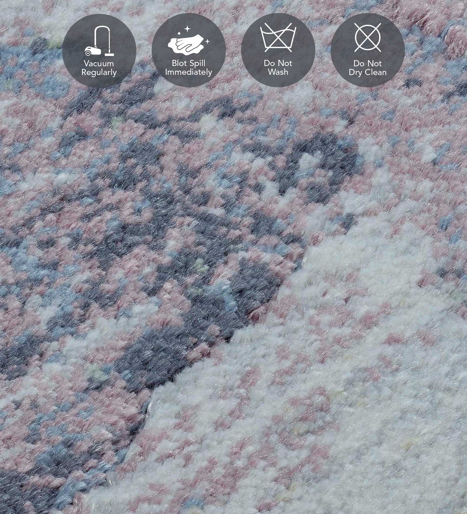 Matrix Floral Carpet D.Grey