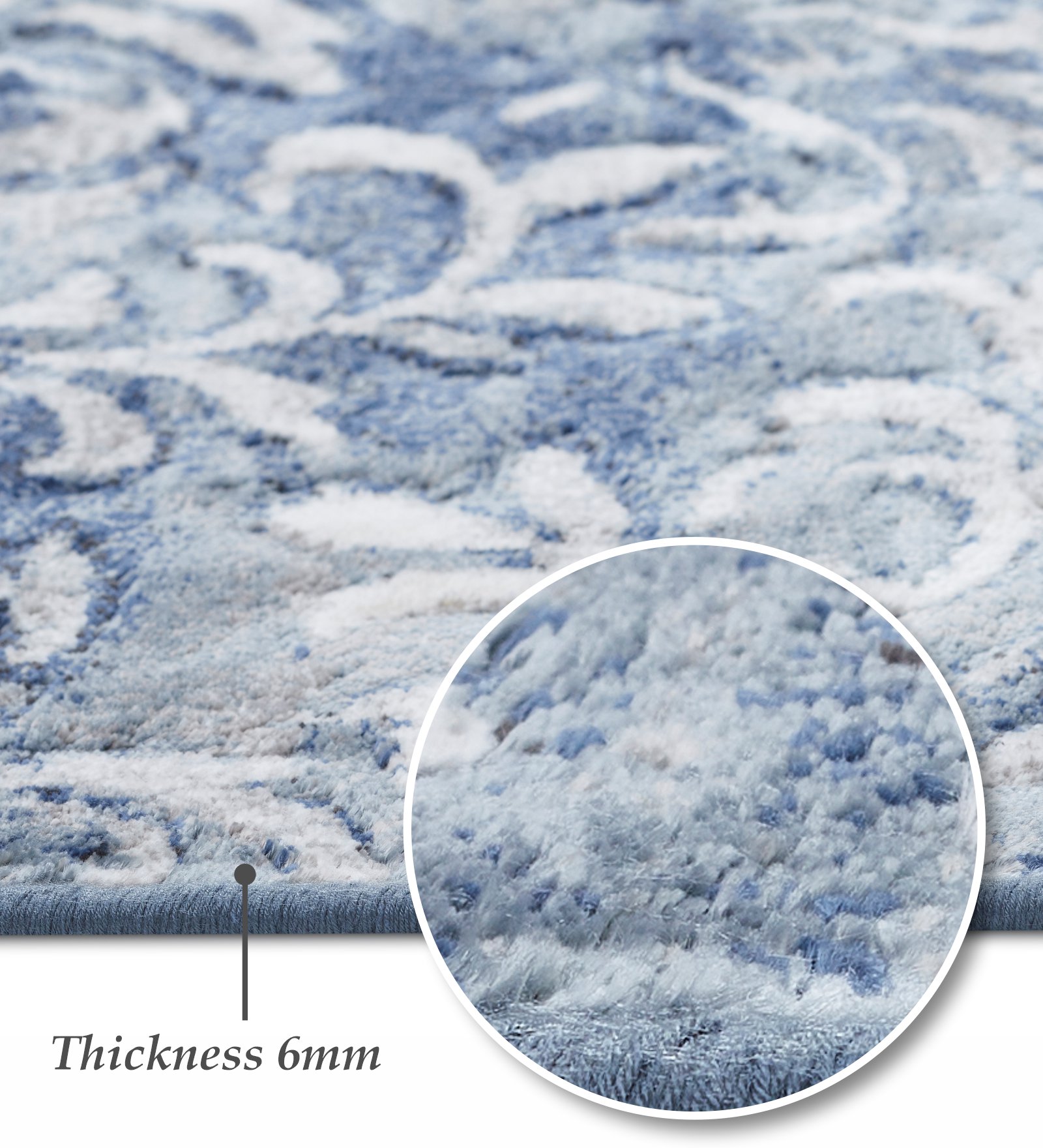 Matrix Classical Carpet Blue