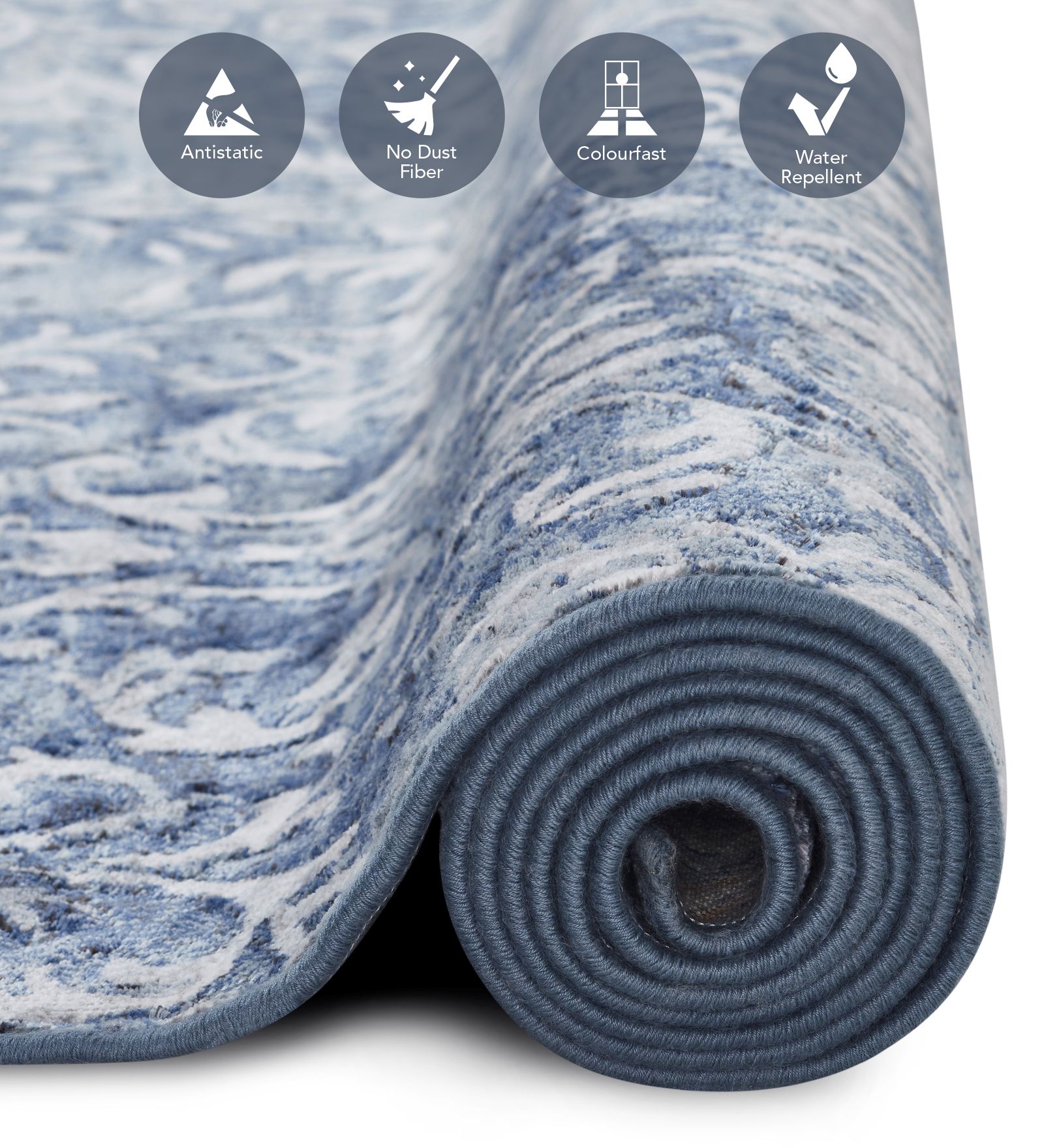 Matrix Classical Carpet Blue