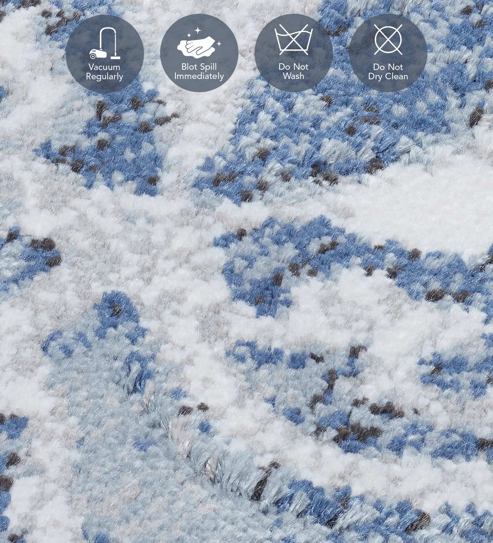 Matrix Classical Carpet Blue