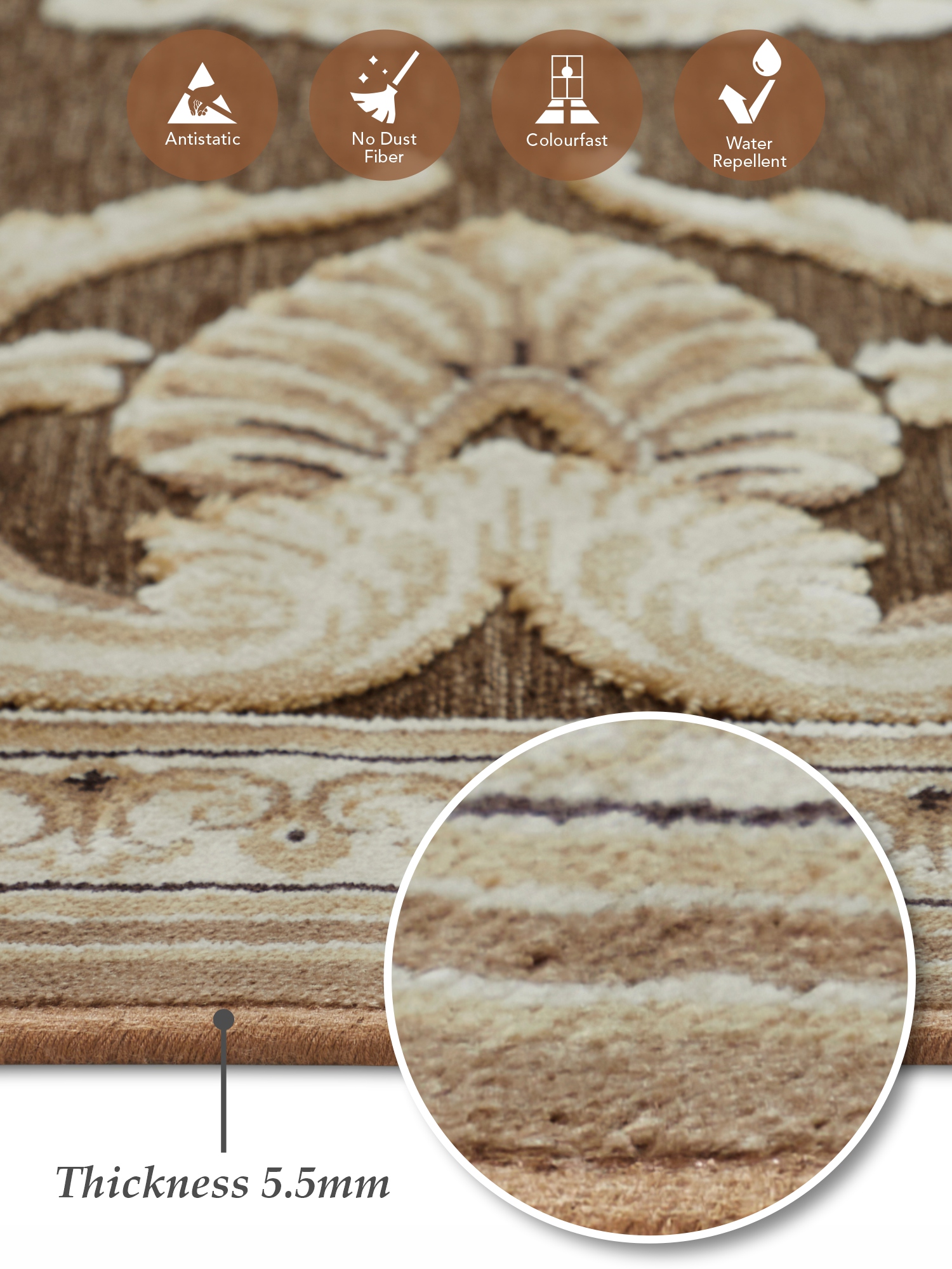 Genova Classical Runner Brown and Beige
