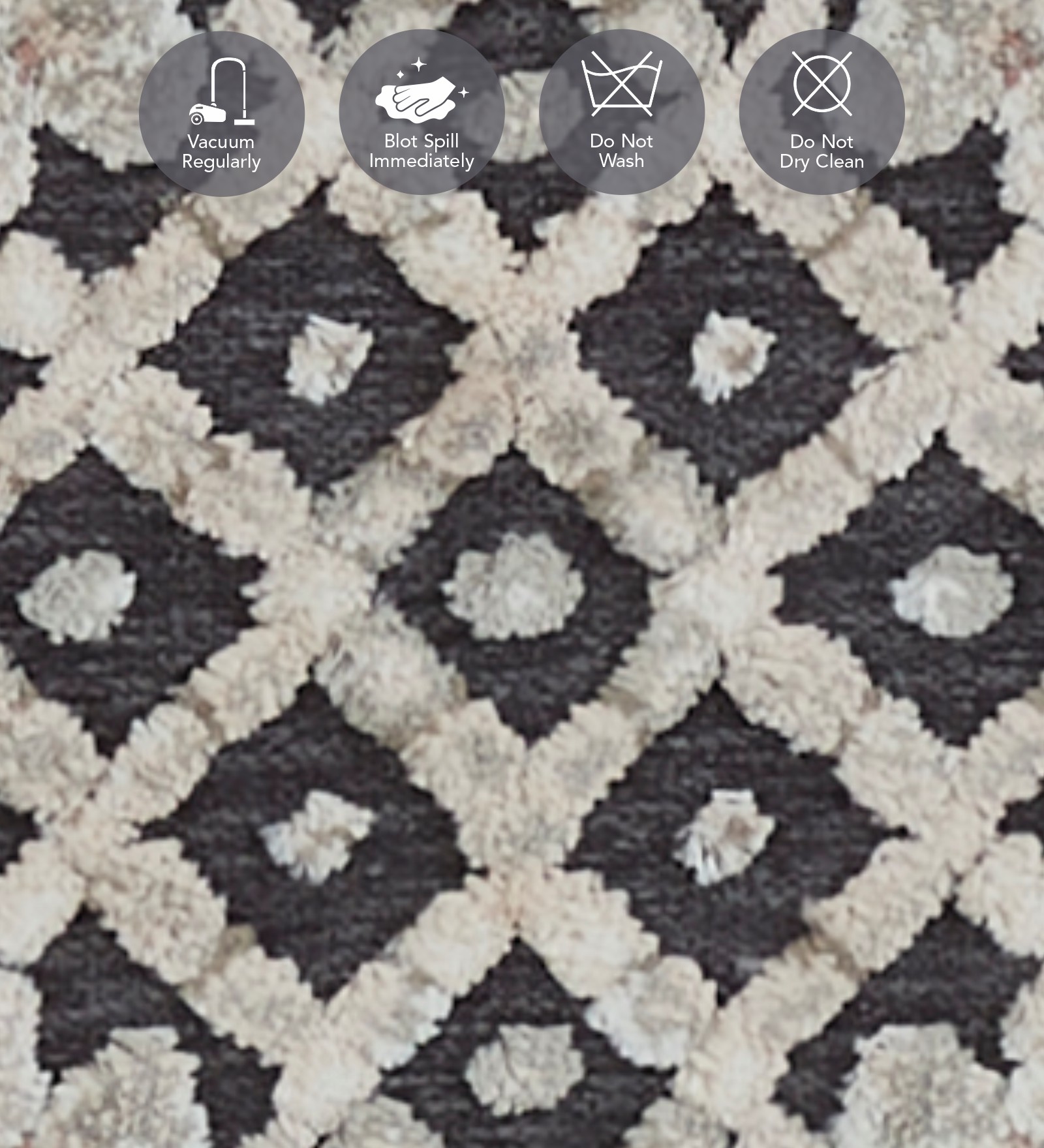 Genova Classical Runner Cream and Grey