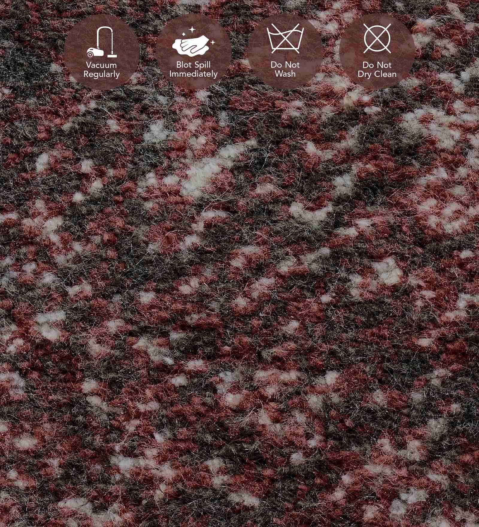 Genova Geometric Runner Brown and Grey