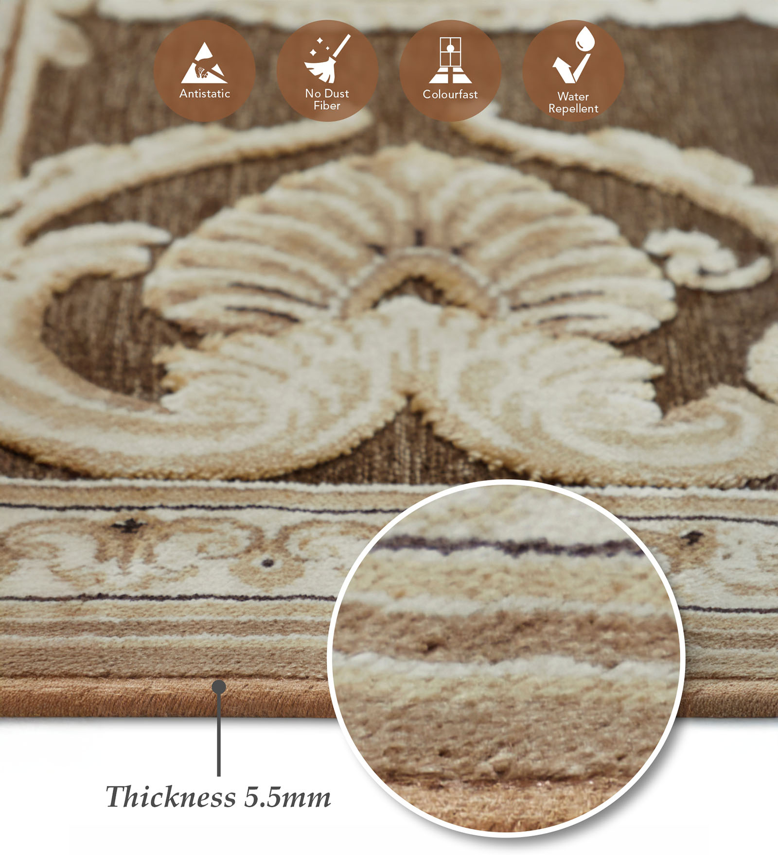 Genova Classical Runner Brown and Beige