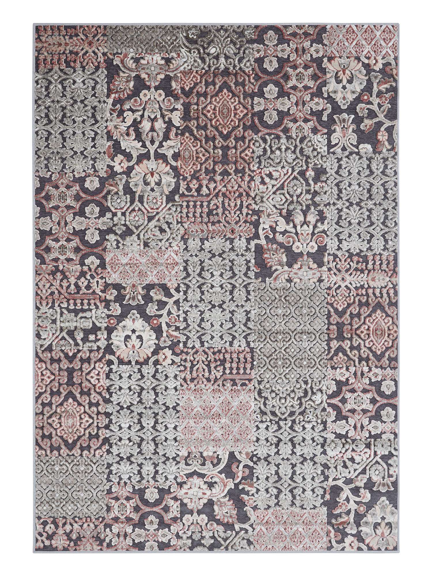 Genova Classical Carpet Cream and Grey