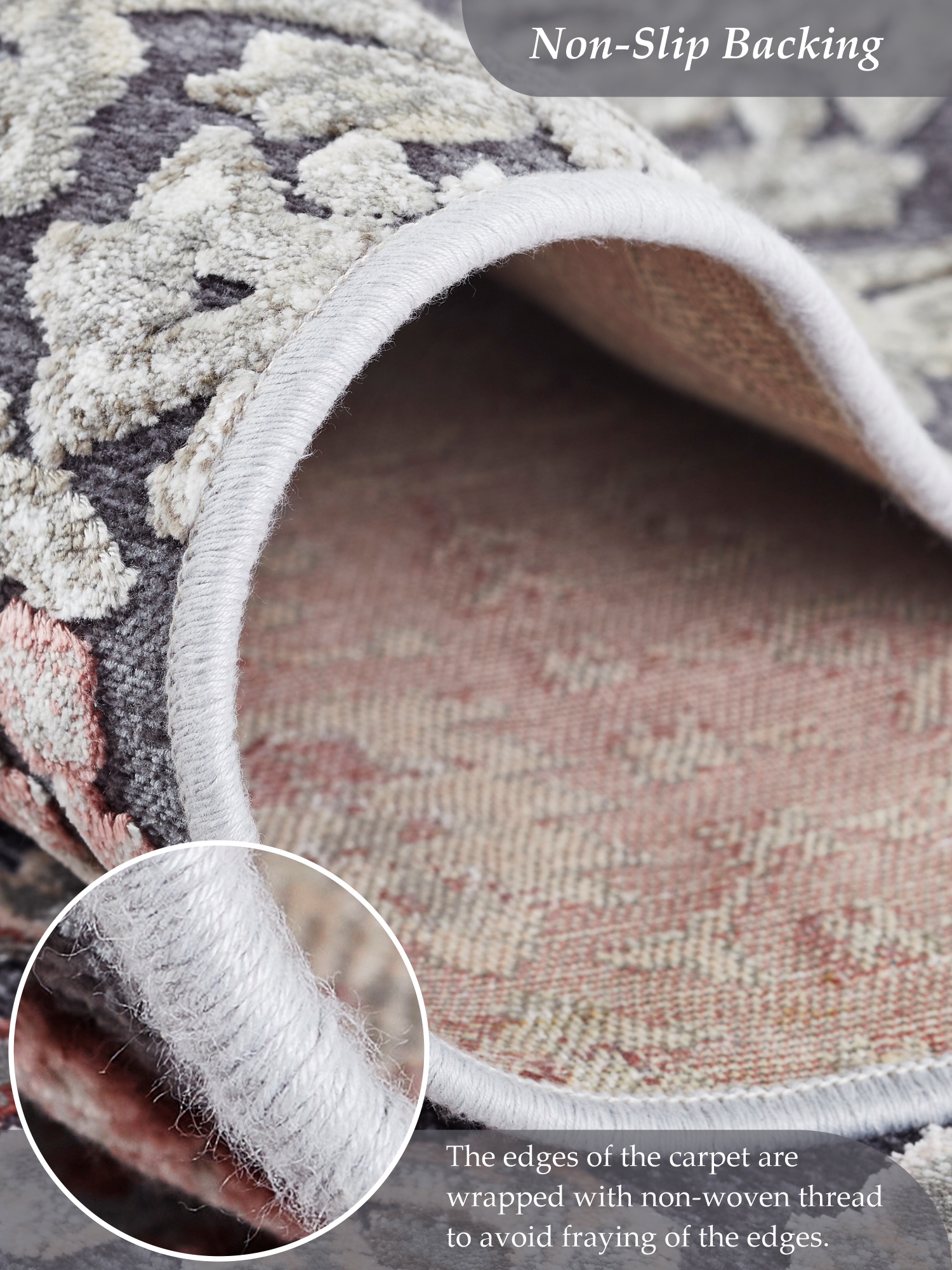 Genova Classical Carpet Cream and Grey