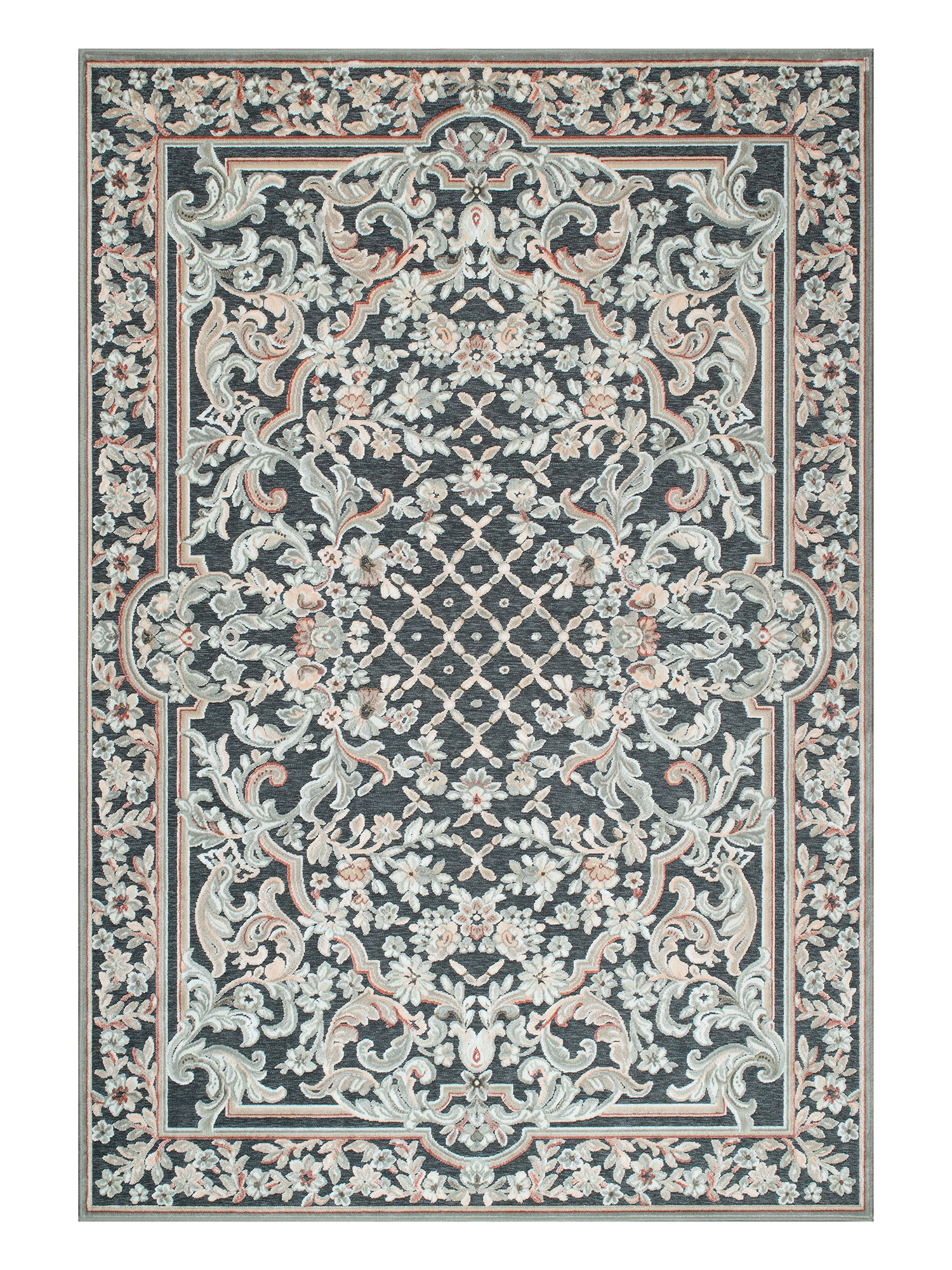 Genova Classical Carpet Cream and Grey