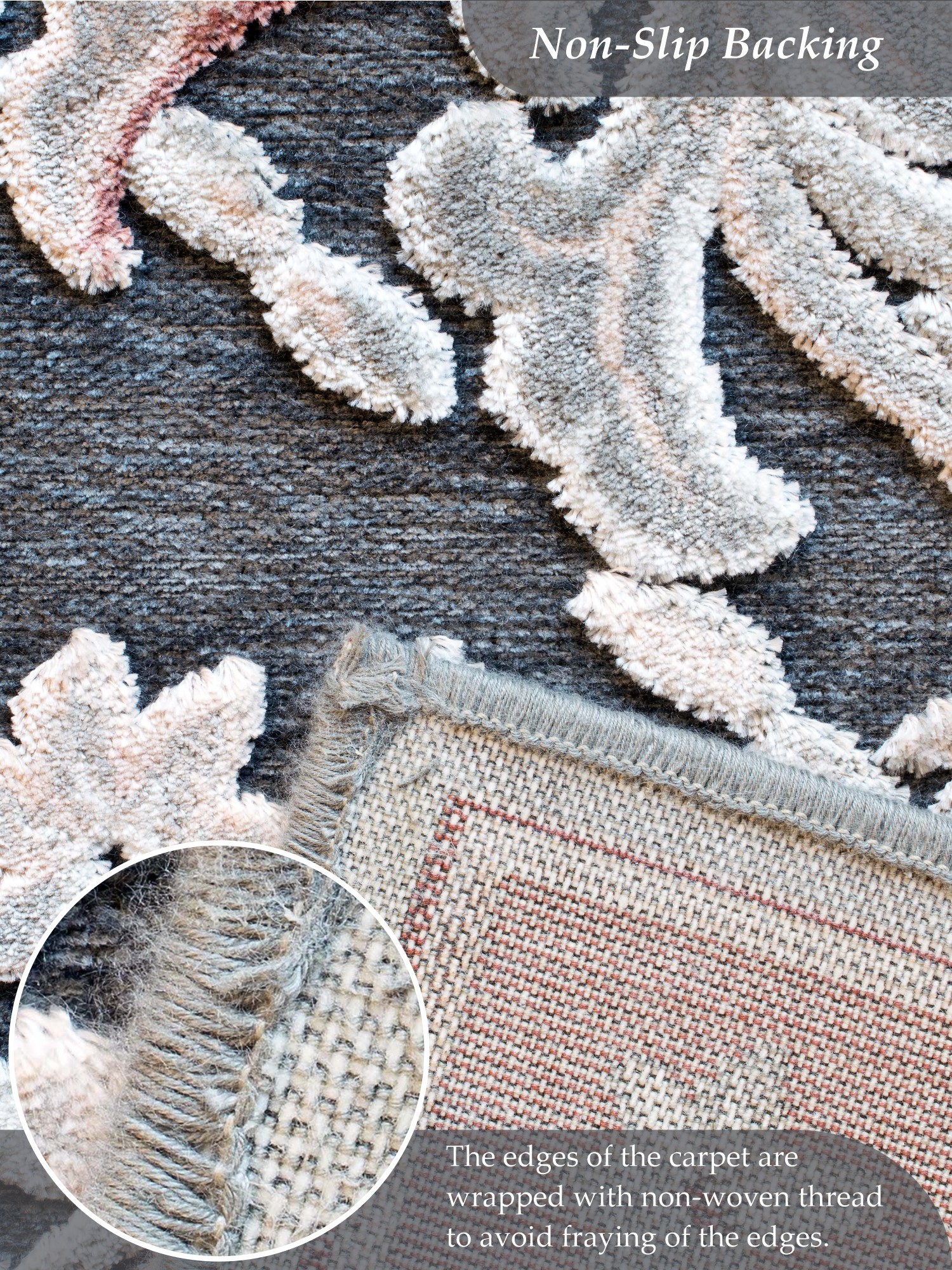 Genova Classical Carpet Cream and Grey