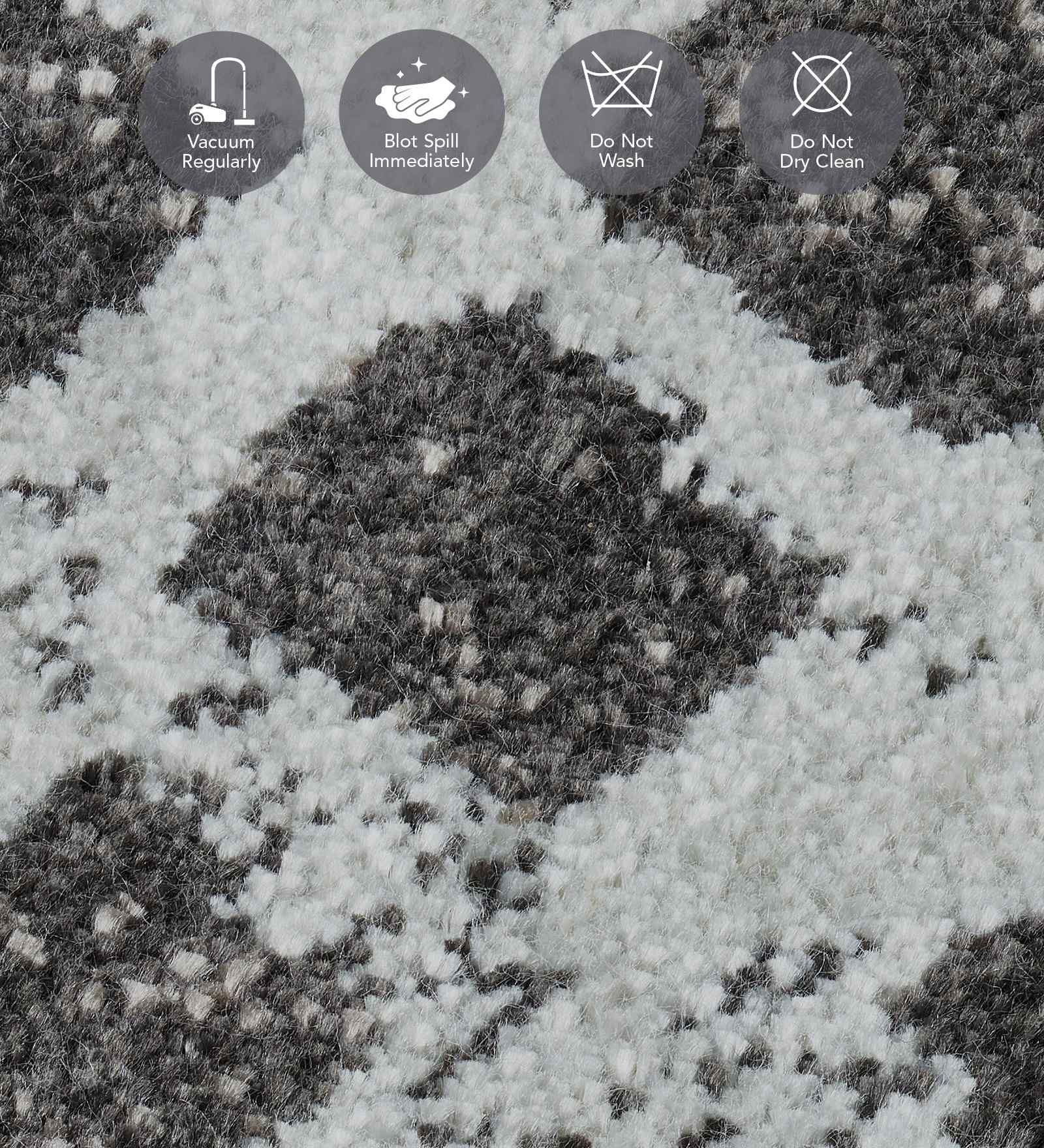 Genova Moroccan Carpet Cream and Grey