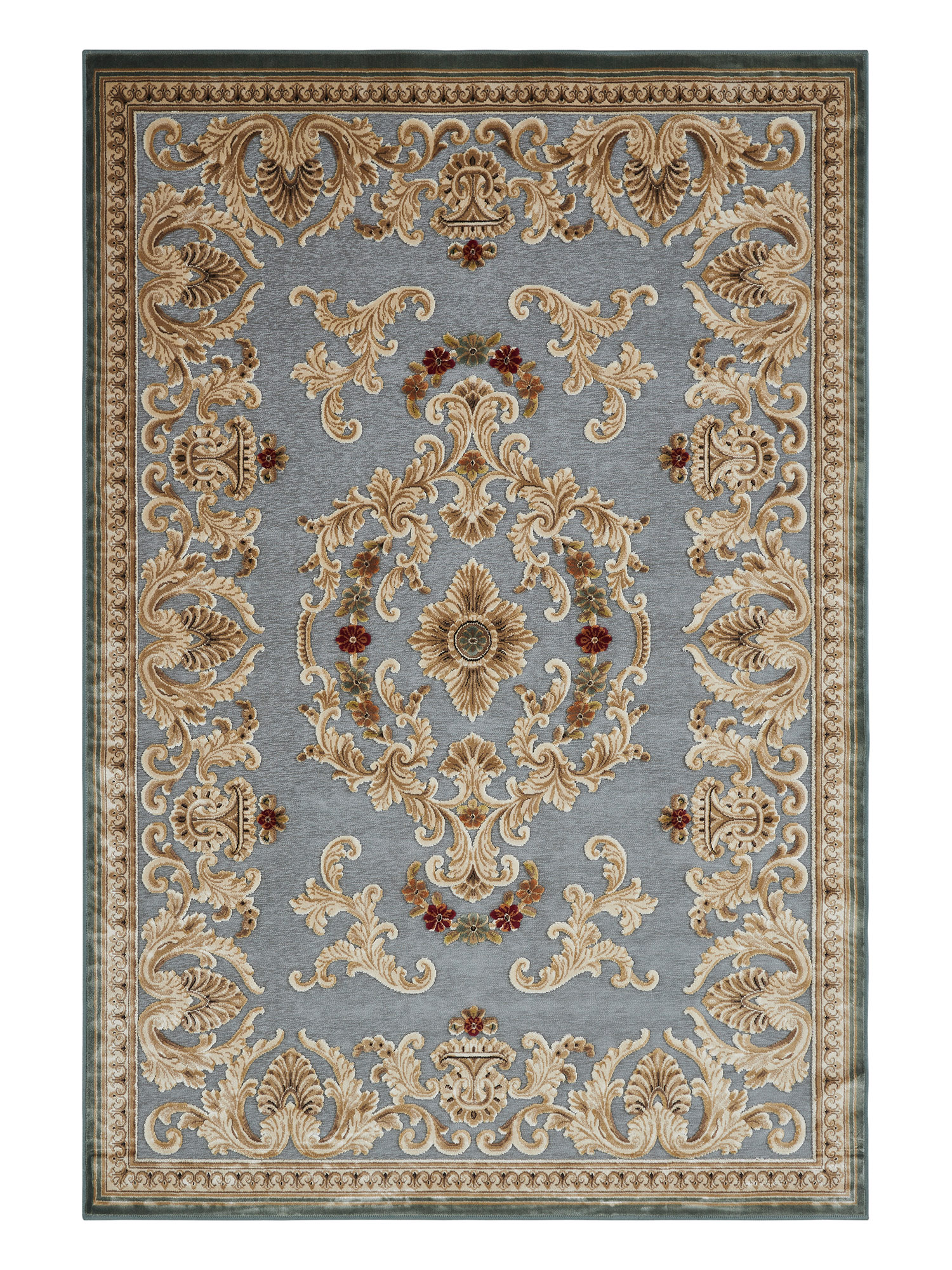 Genova Classical Carpet Beige and Grey