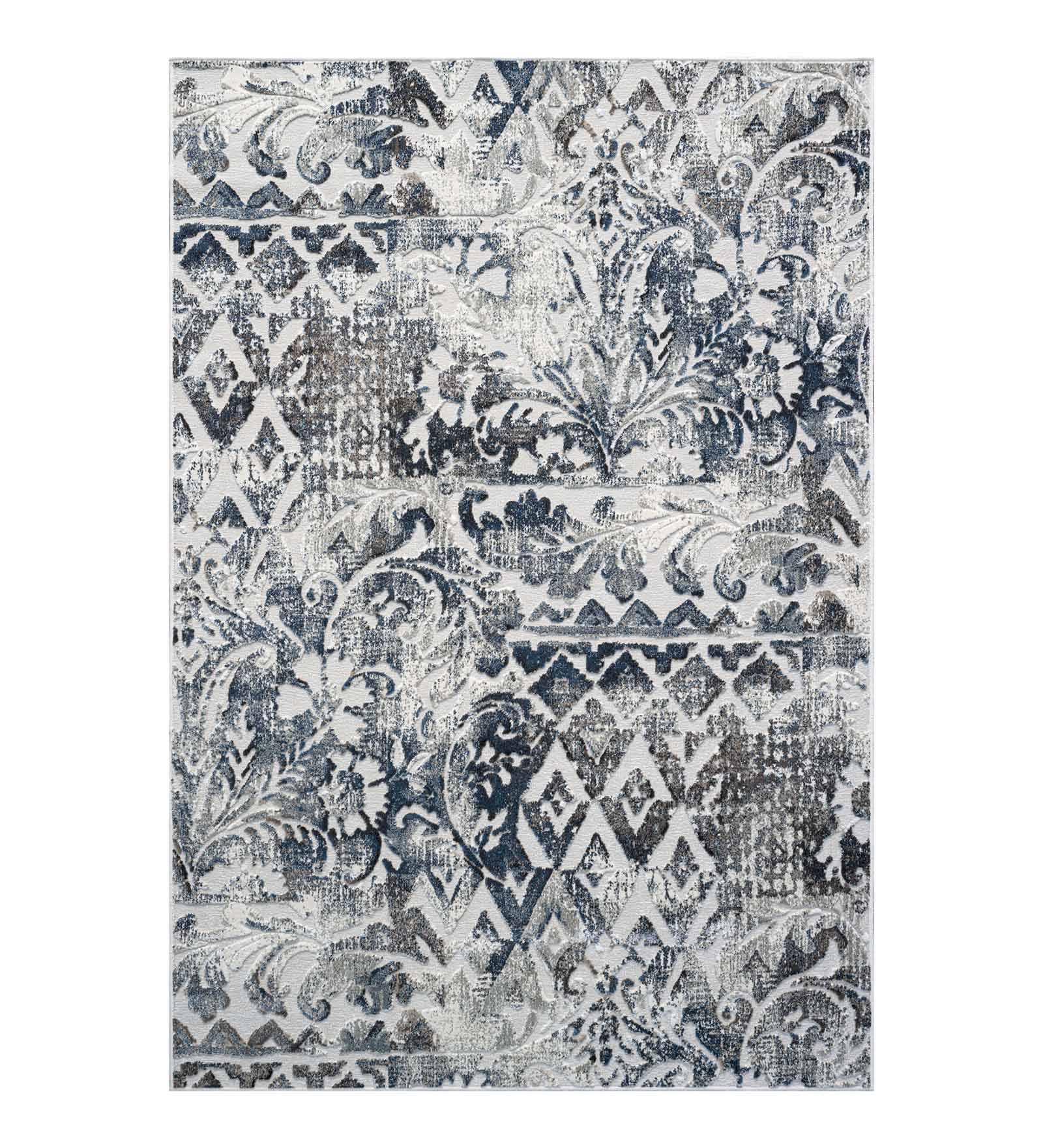 Genova Classical Carpet Cream and Blue