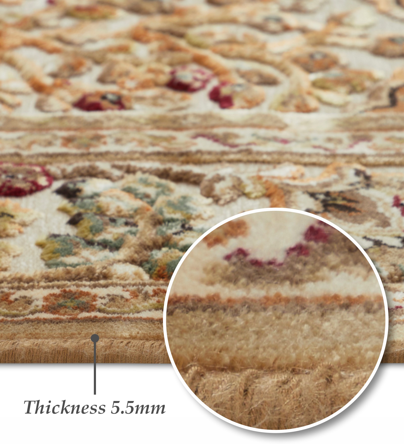 Genova Classical Carpet Beige