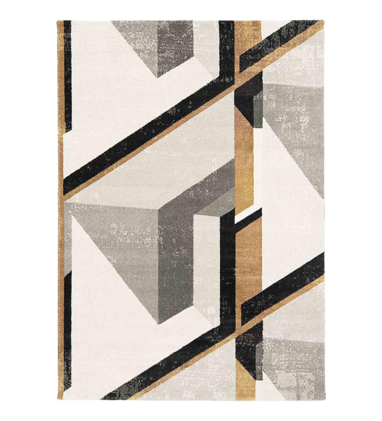 Elle Abstract Carpet Grey