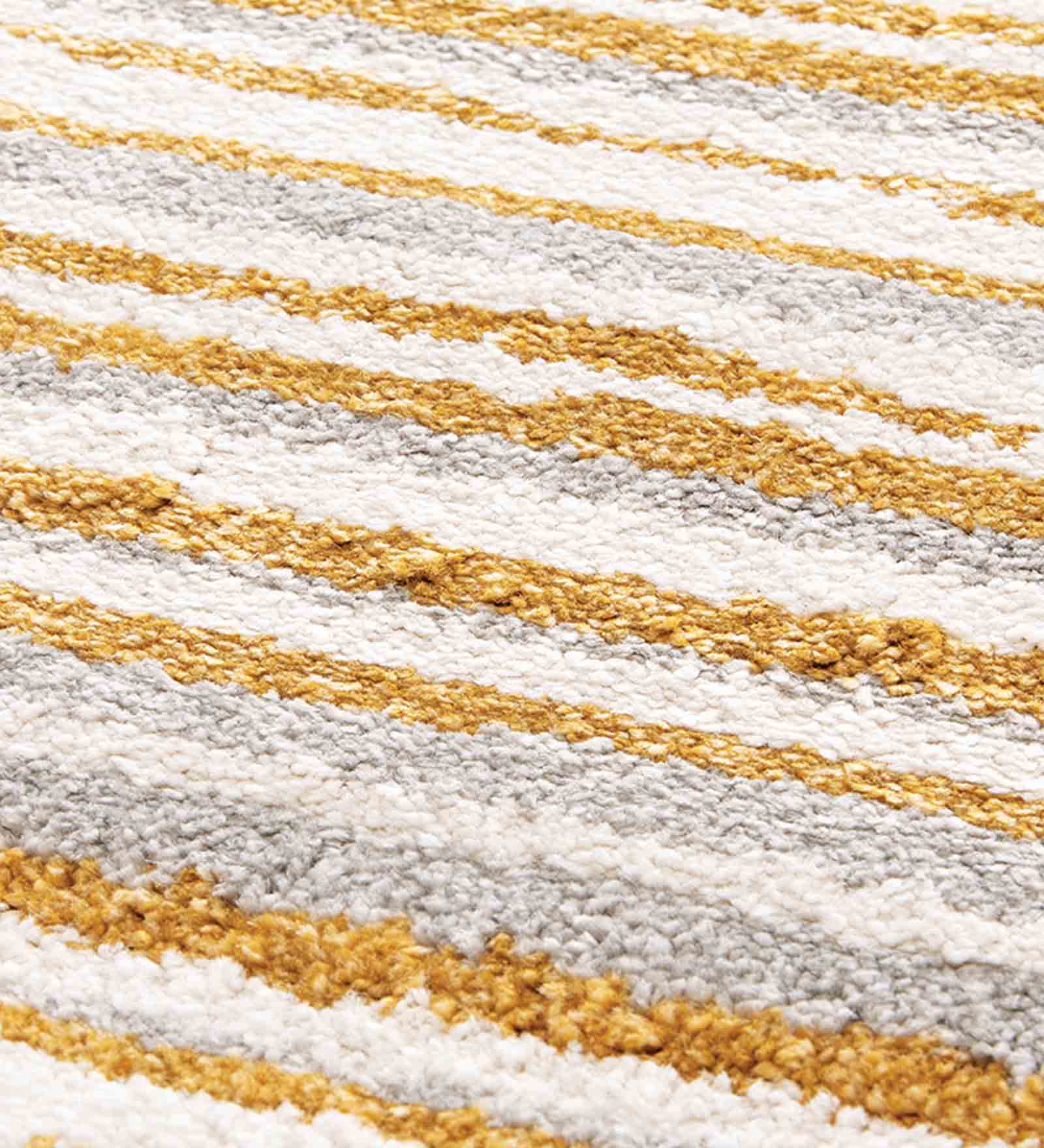 Elle Striped Carpet Mustard