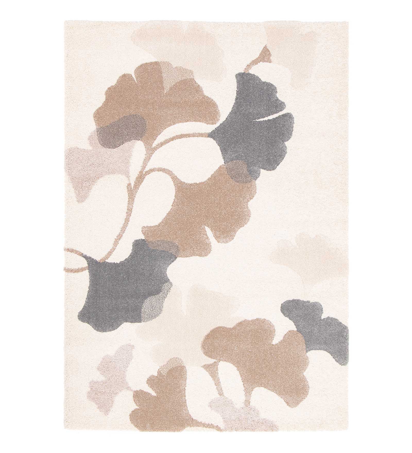 Naomi Hibiscus Carpet Brown