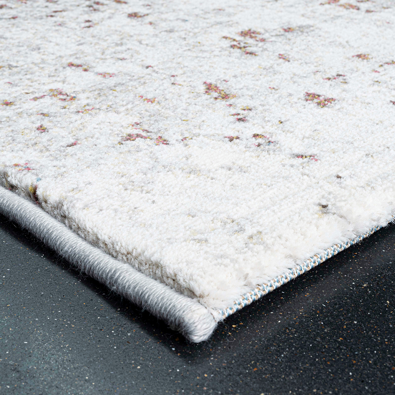 Aquarius Abstract Machine Made Carpet Brown