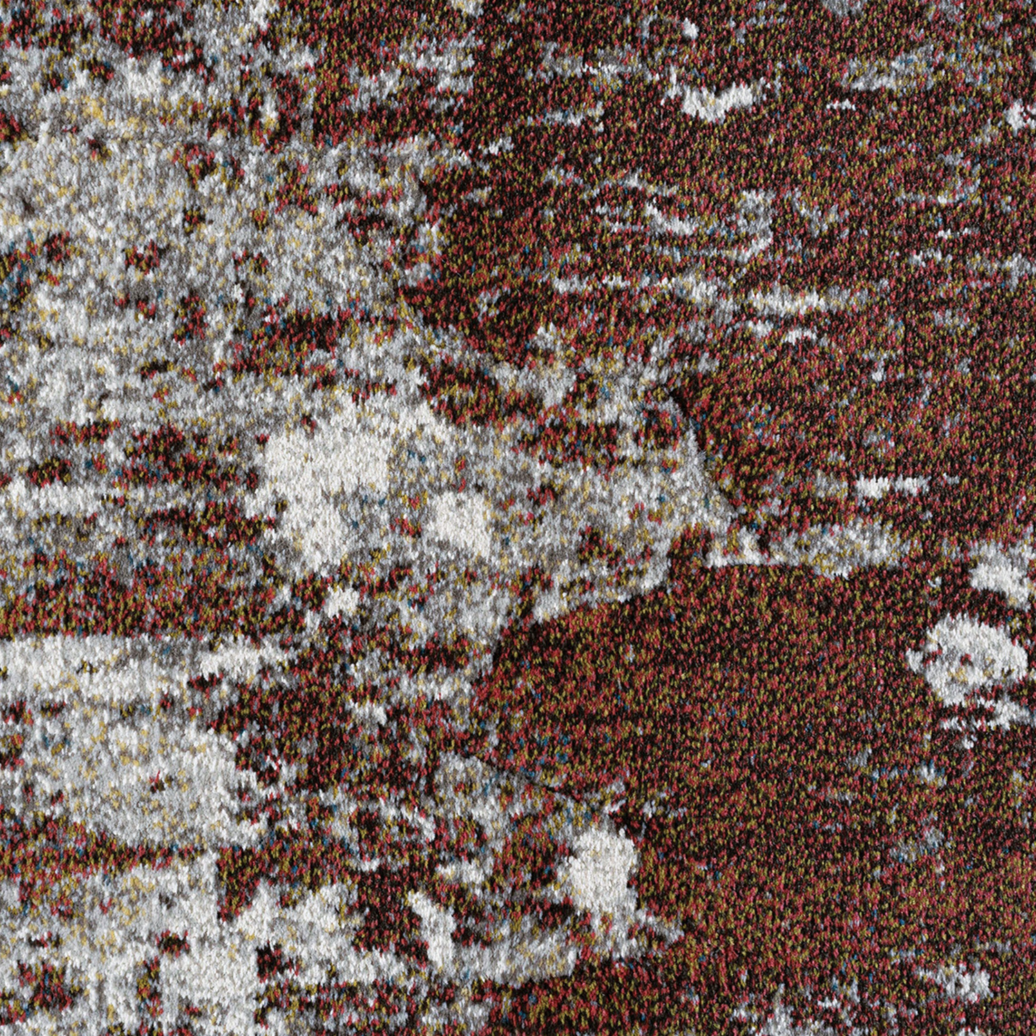 Aquarius Abstract Machine Made Carpet Brown