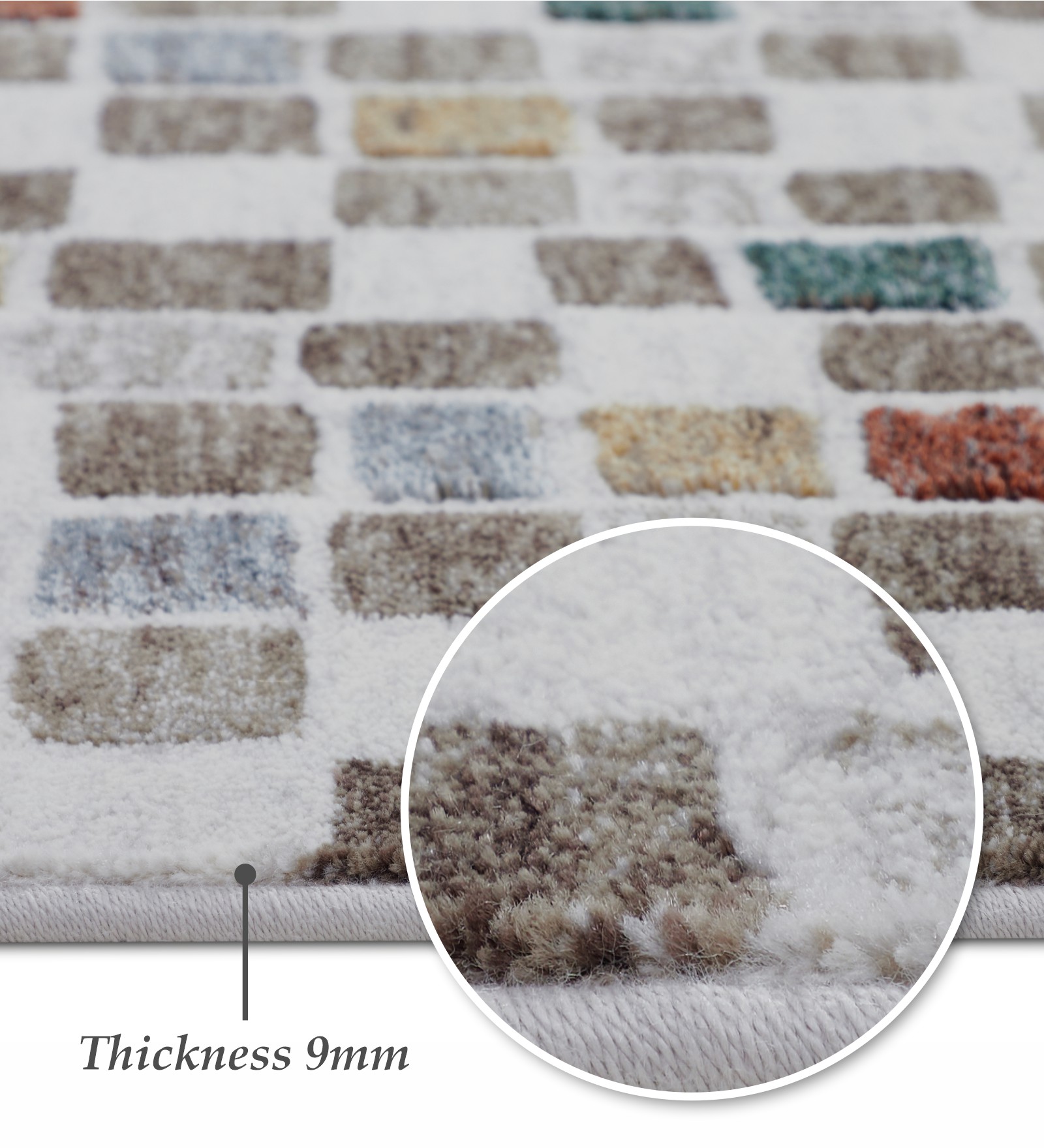 Platinum Abstract Machine Made Carpet Cream and Taupe