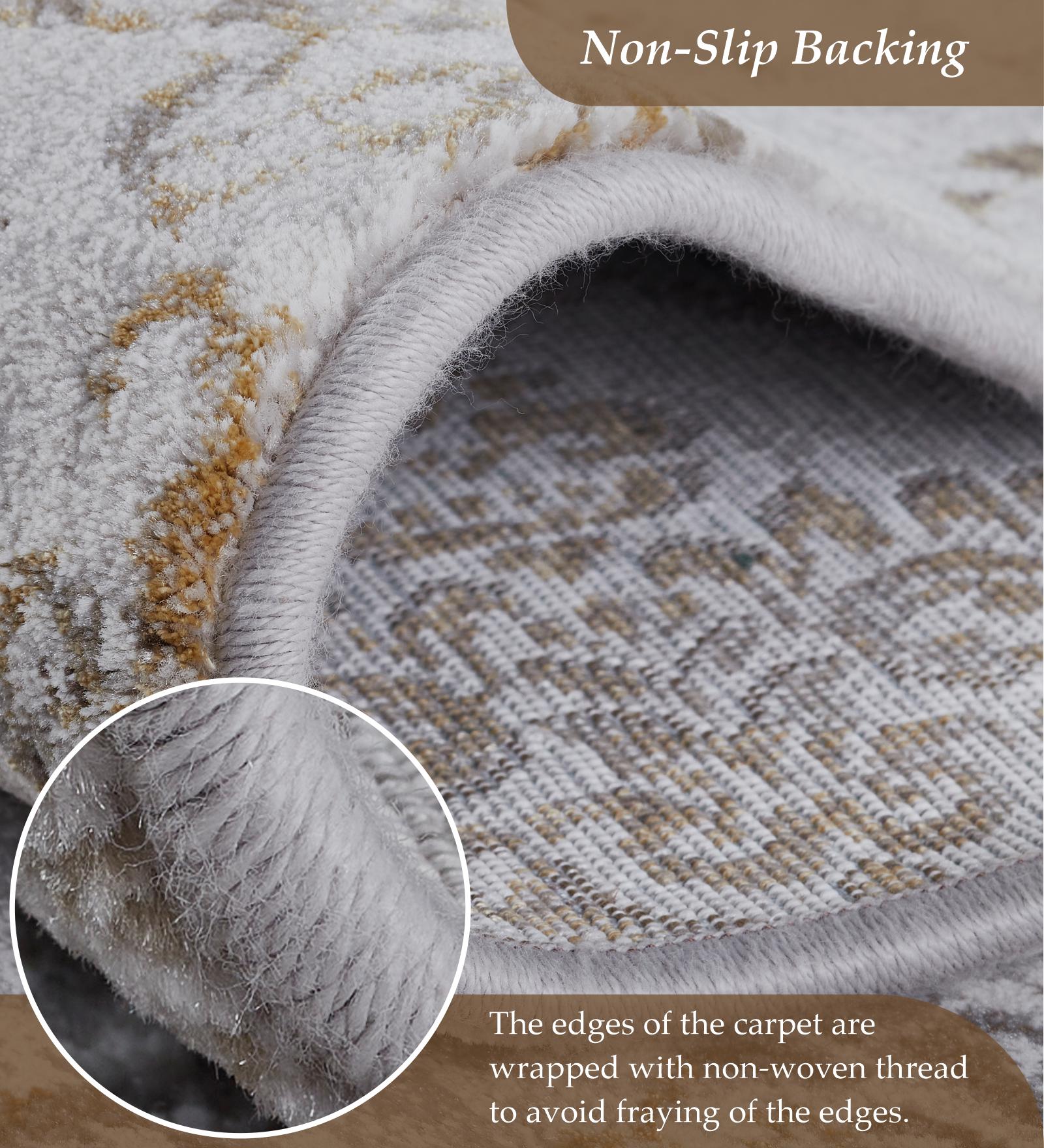 Platinum Classical Machine Made Carpet Grey