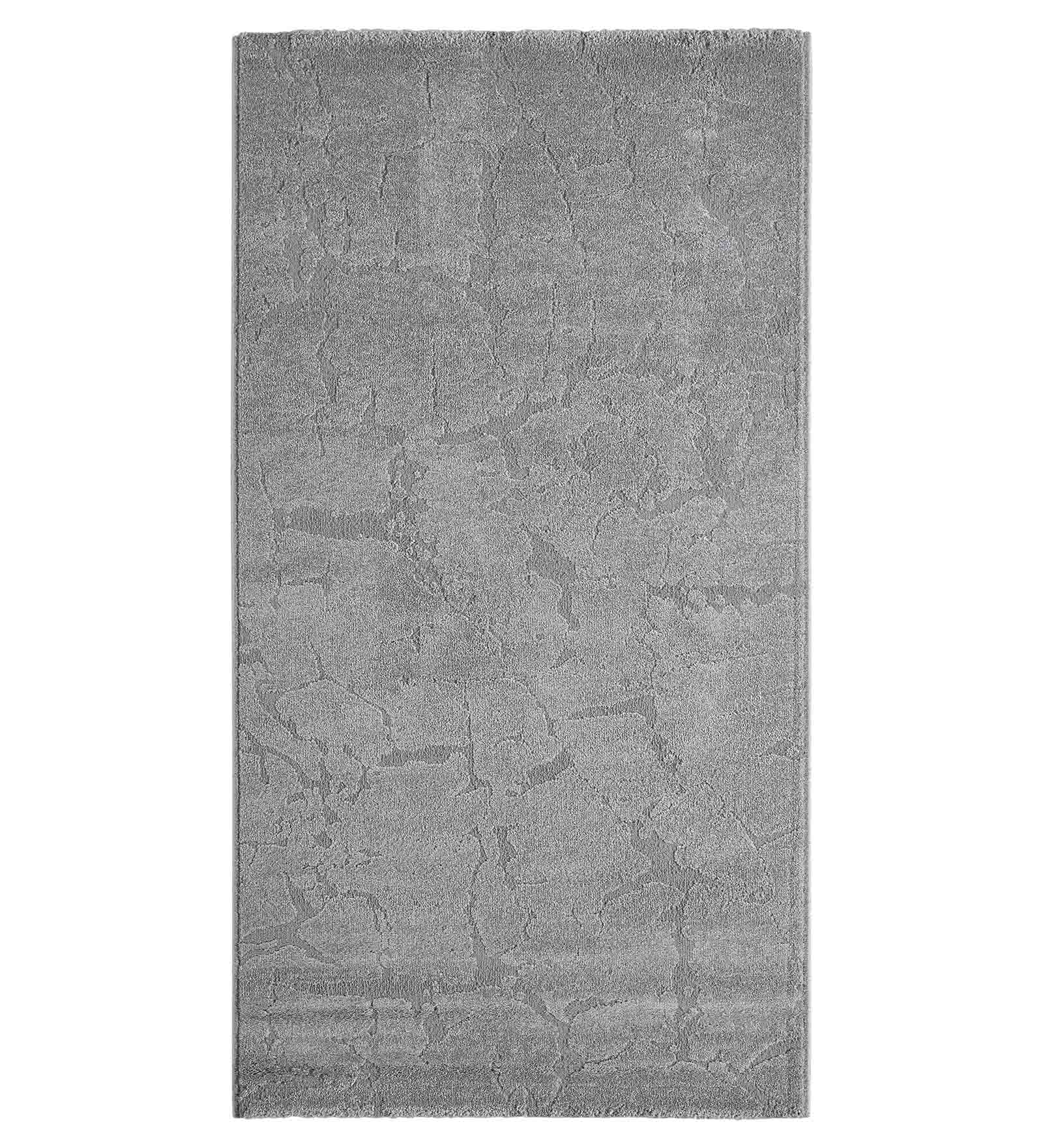 Trentino Abstract Machine Made Runner Grey