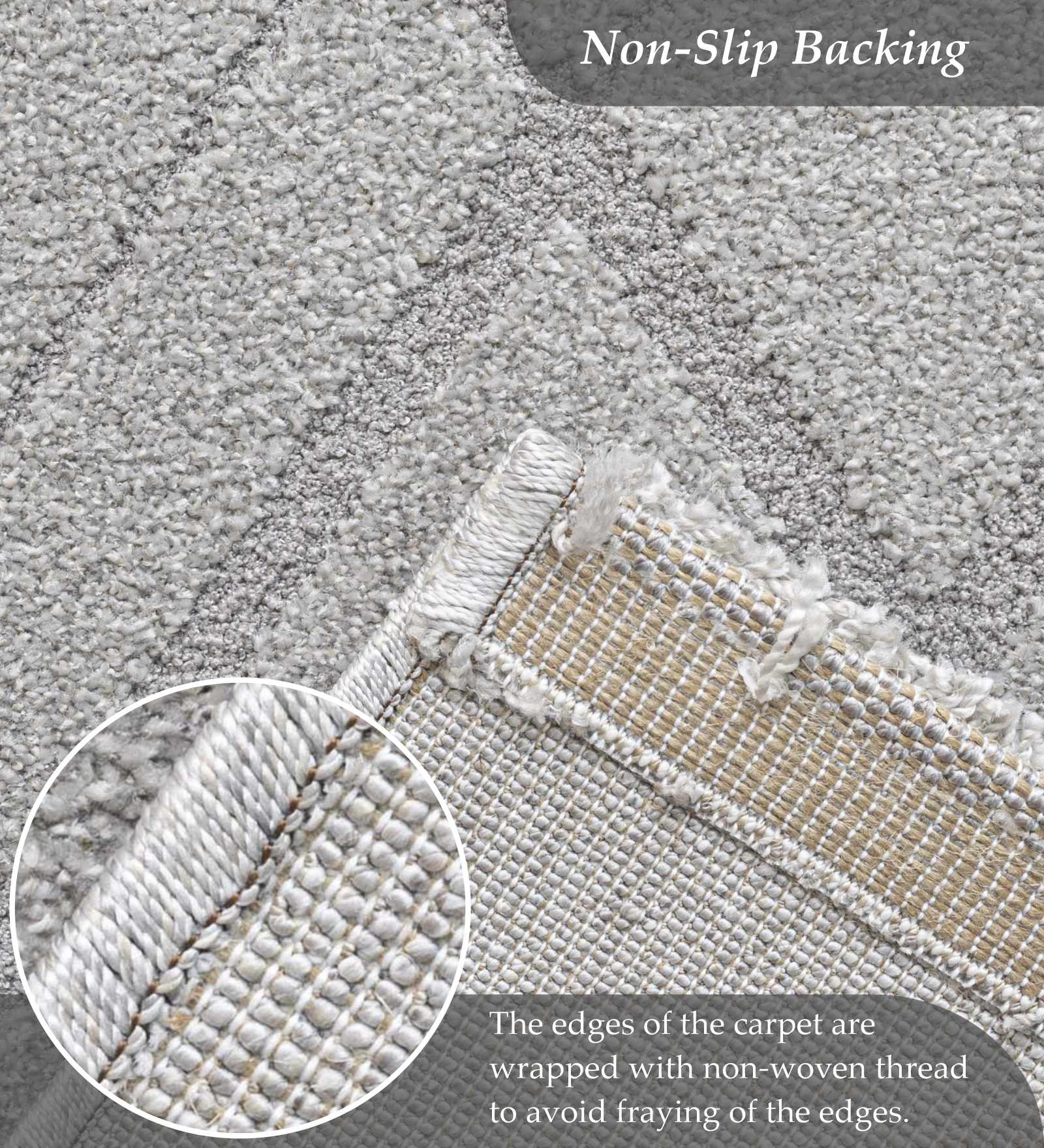 Trentino Abstract Machine Made Runner Grey