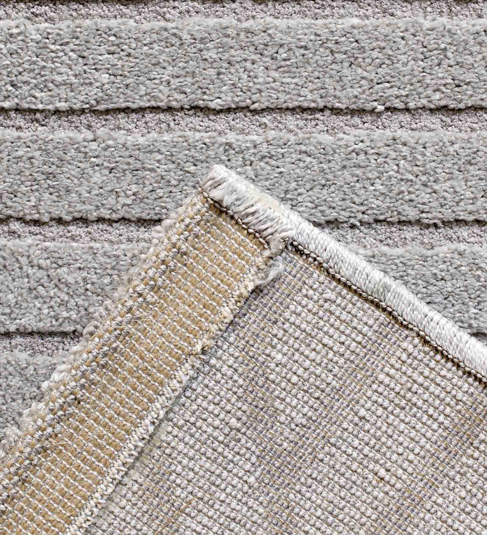 Trentino Abstract Machine Made Runner Grey