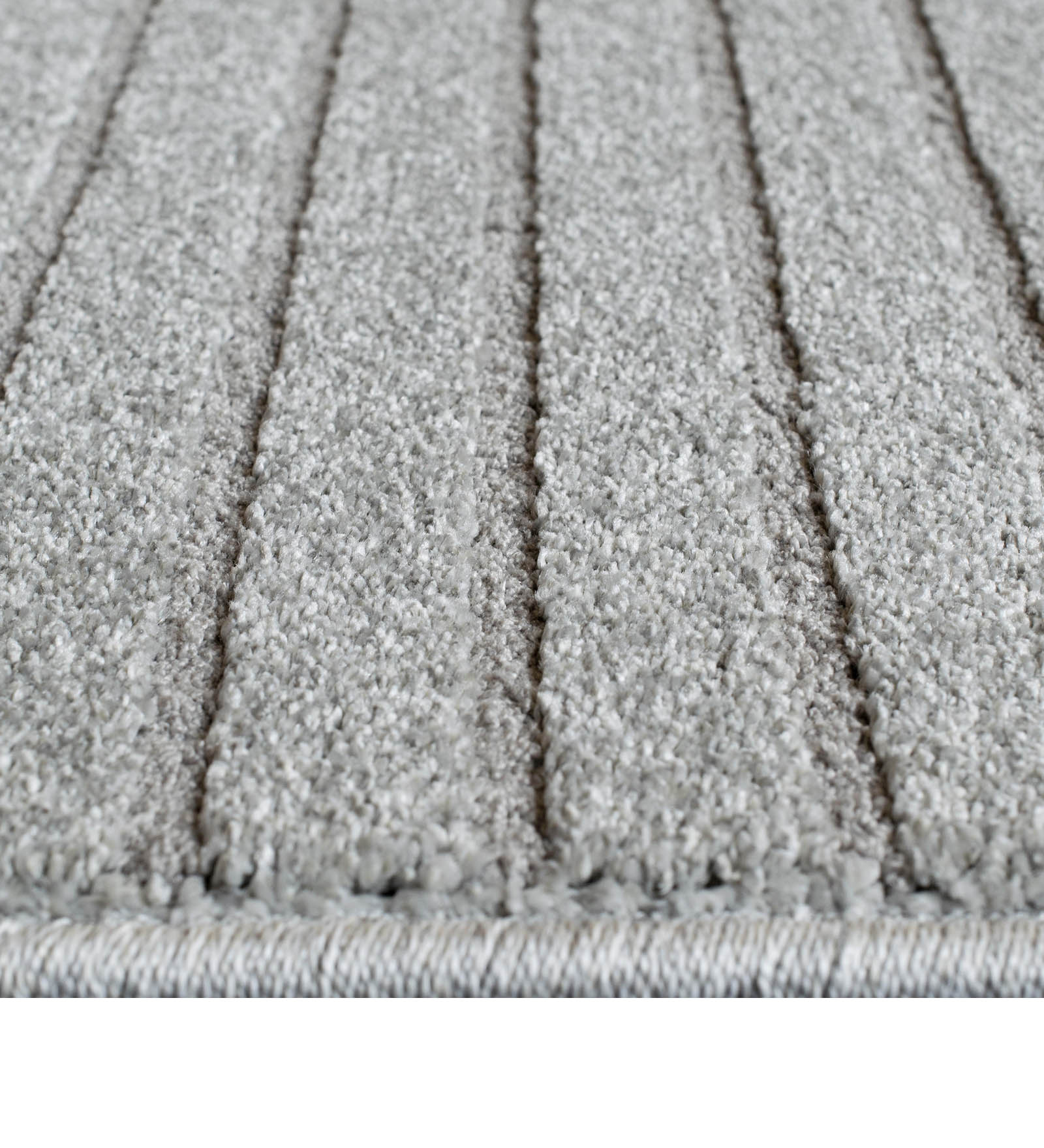 Trentino Abstract Machine Made Runner Grey