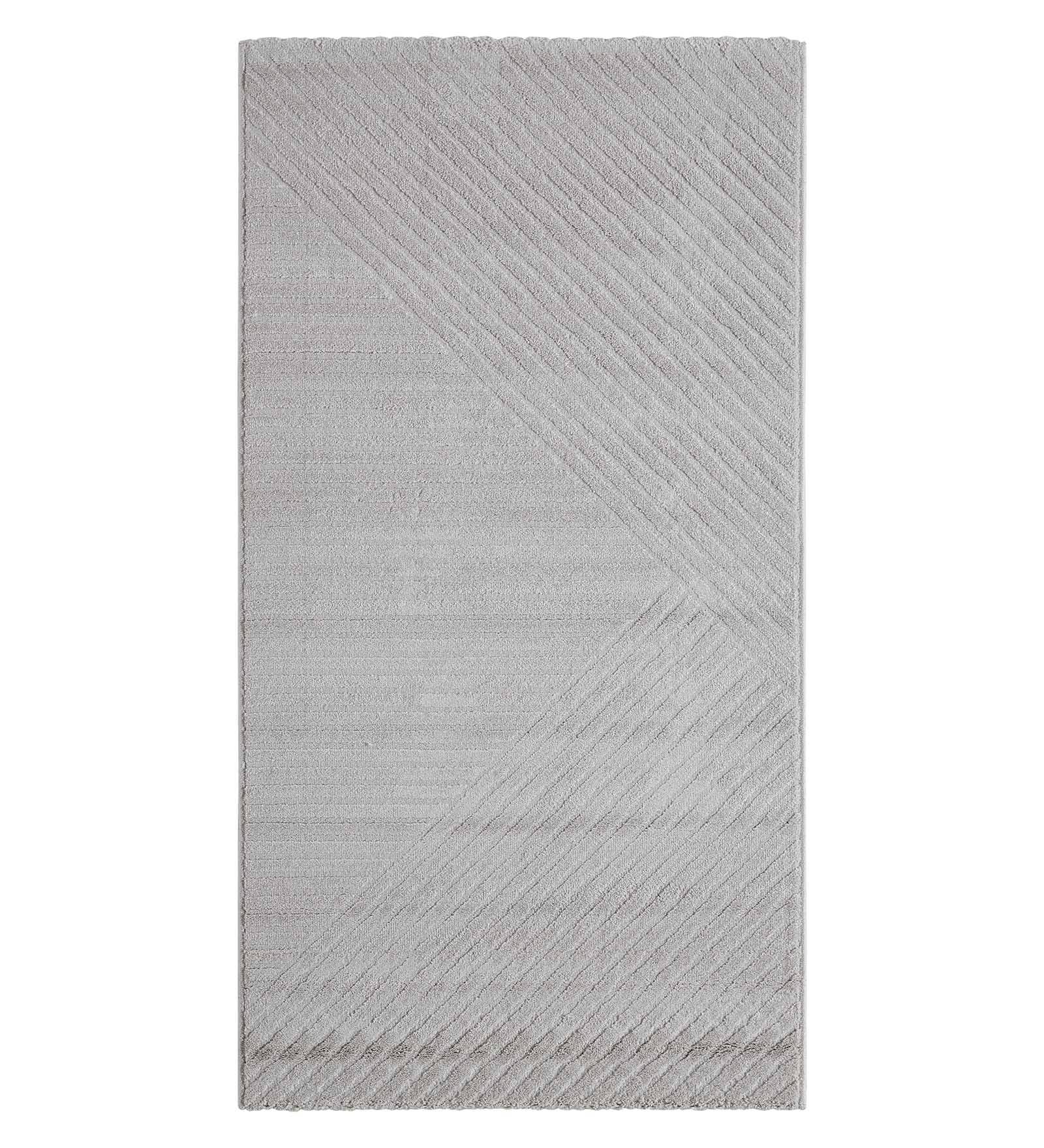 Trentino Abstract Machine Made Runner Cream