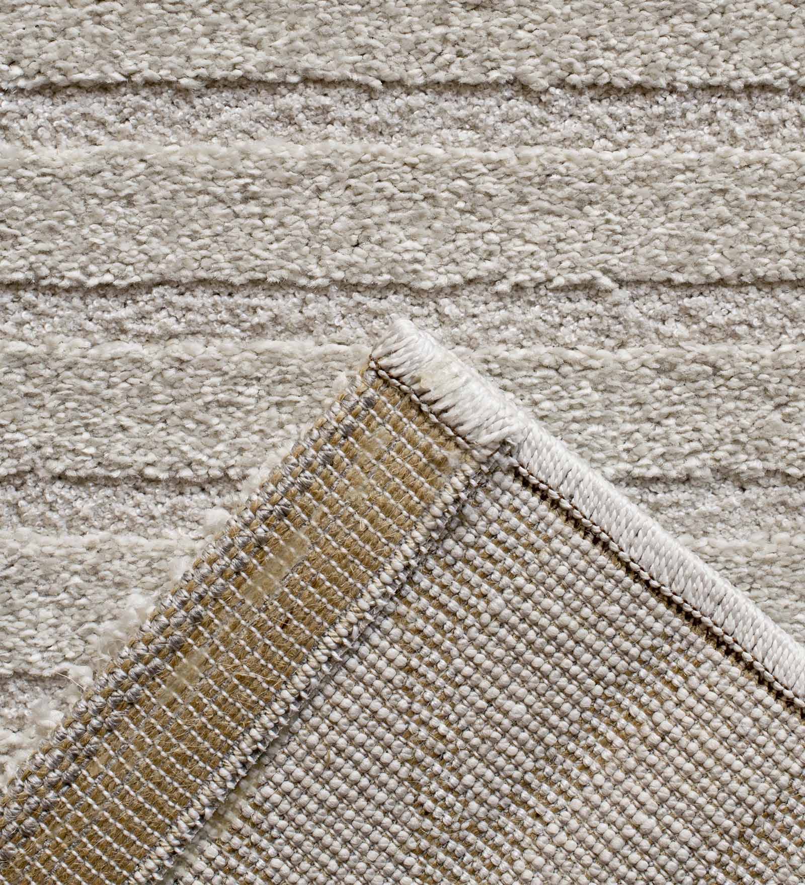 Trentino Abstract Machine Made Runner Cream