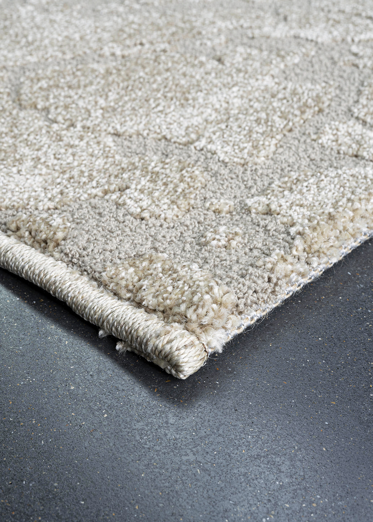 Trentino Abstract Machine Made Carpet Beige
