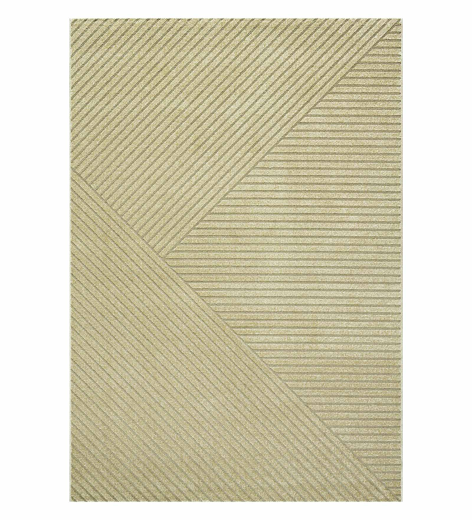 Trentino Abstract Machine Made Carpet Beige