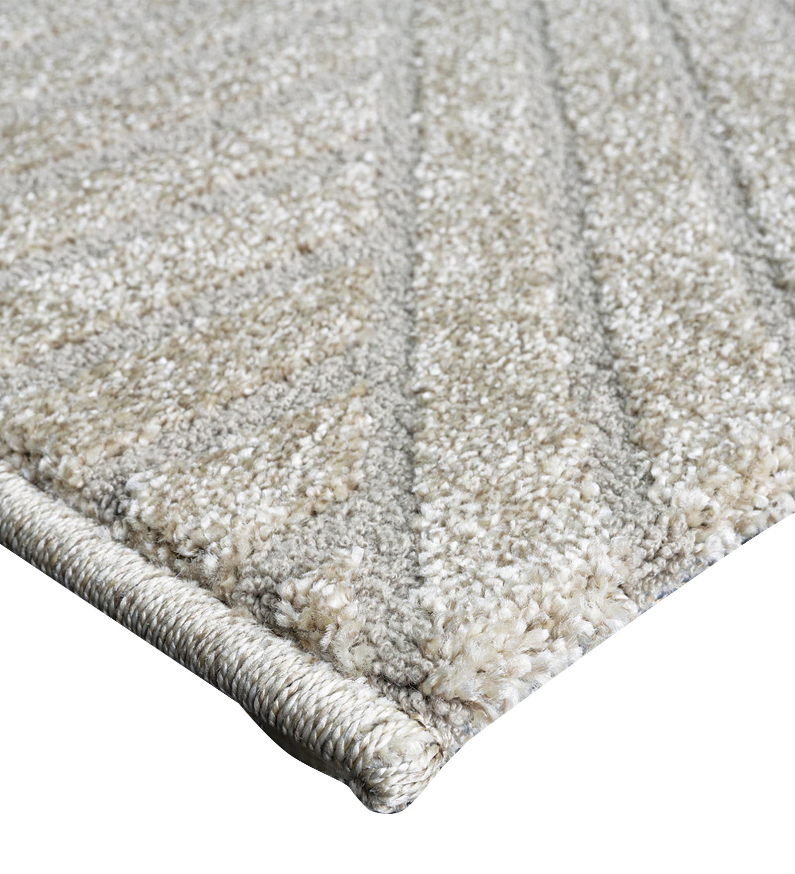 Trentino Abstract Machine Made Carpet Beige