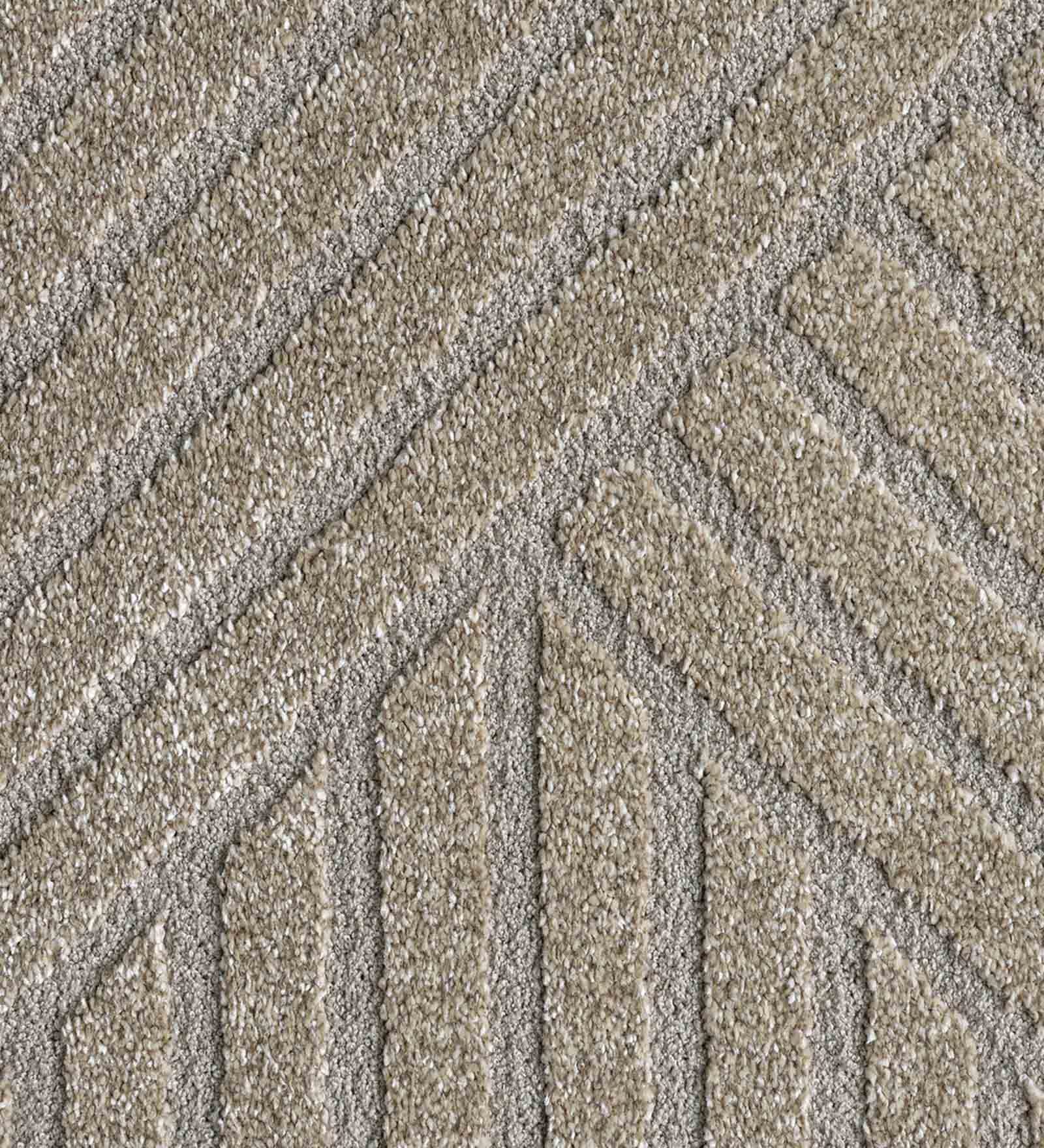 Trentino Abstract Machine Made Carpet Beige
