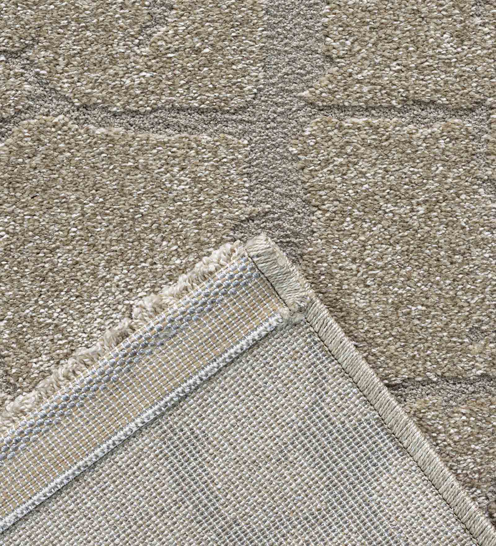 Trentino Abstract Machine Made Carpet Beige