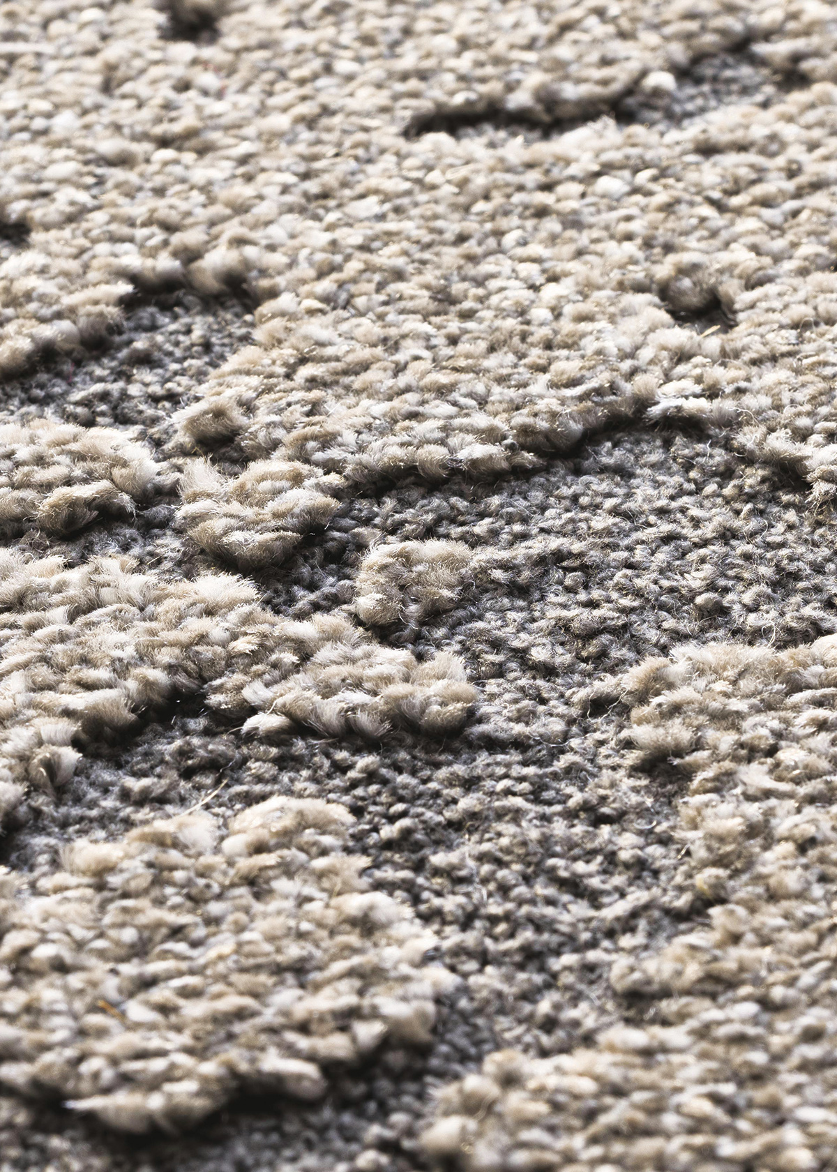 Trentino Abstract Machine Made Carpet Brown