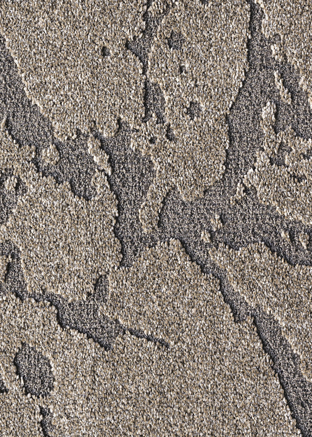 Trentino Abstract Machine Made Carpet Brown