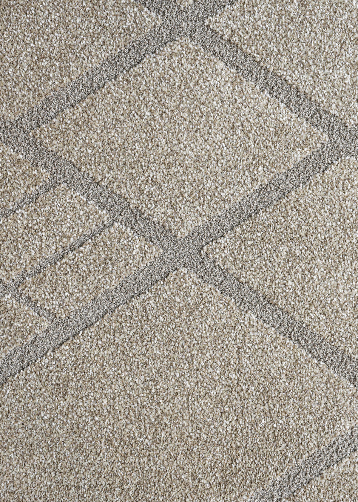 Trentino Abstract Machine Made Carpet Beige
