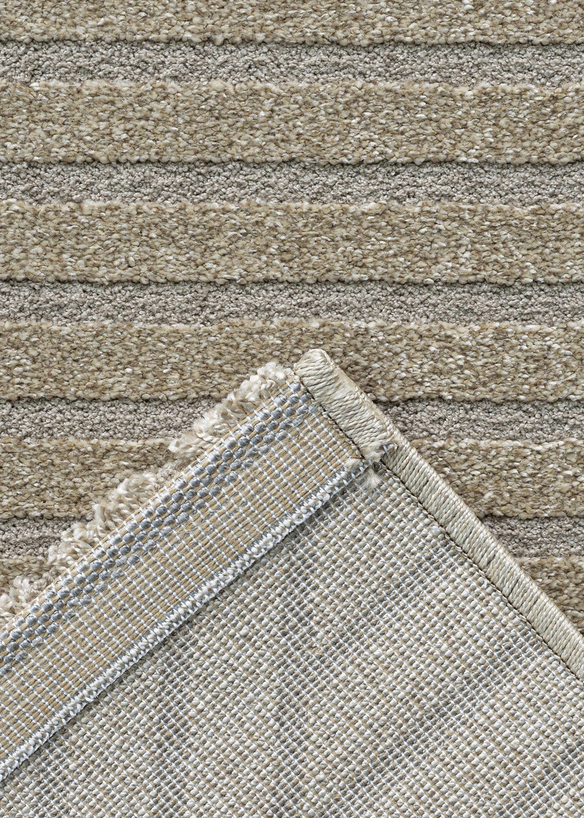 Trentino Abstract Machine Made Carpet Beige
