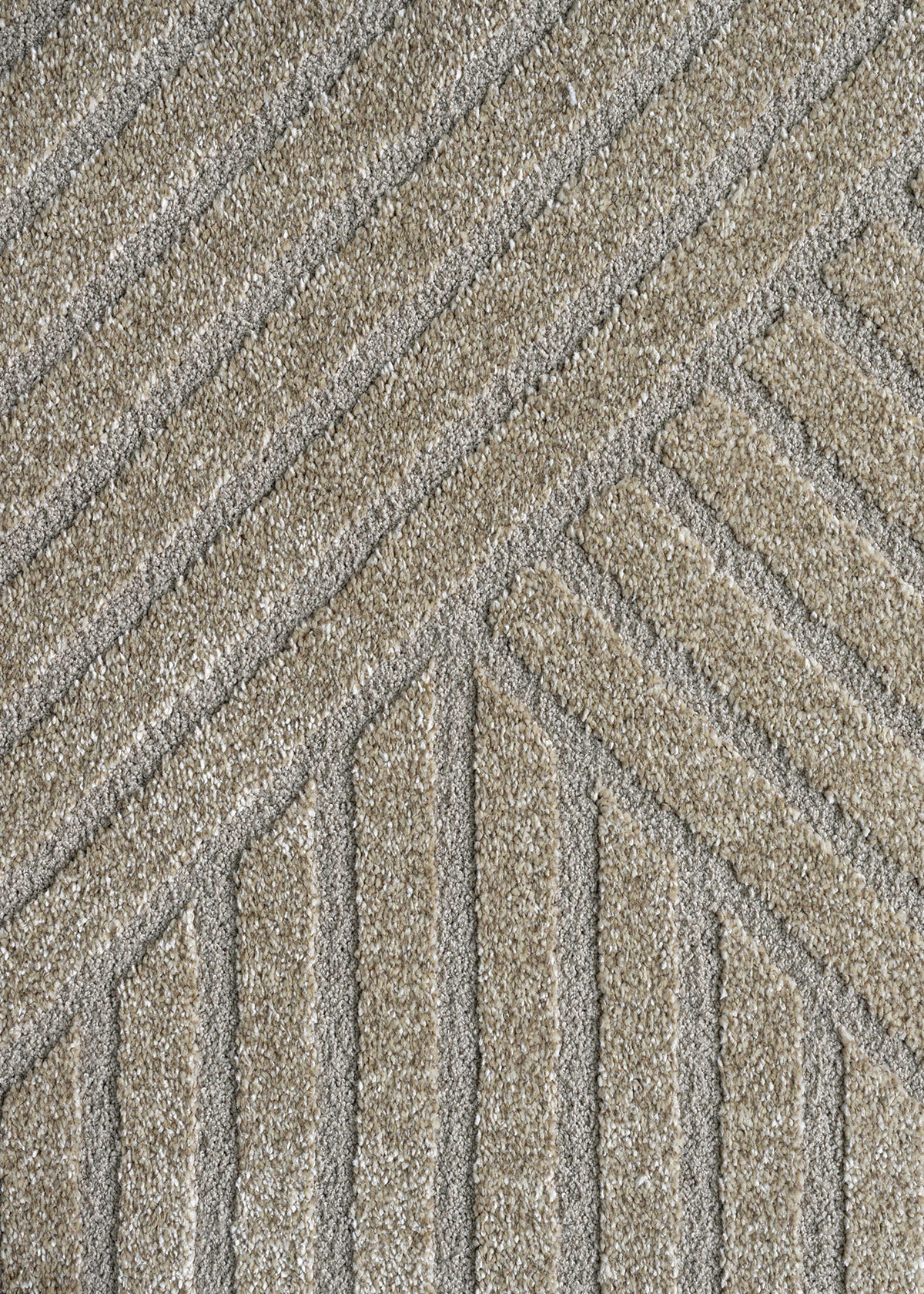 Trentino Abstract Machine Made Carpet Beige
