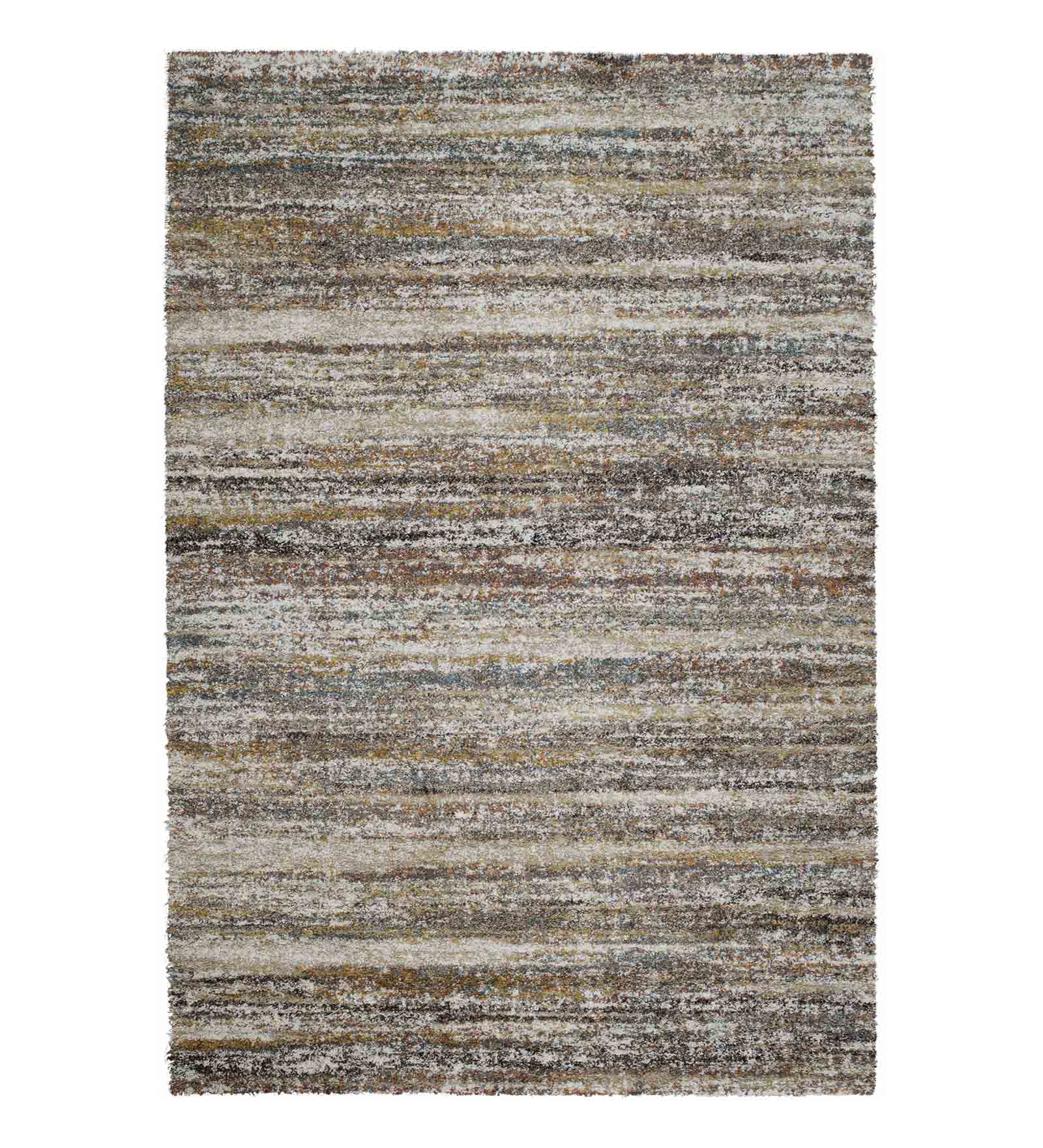 Mehari Polypropylene Shaggy Carpet Brown