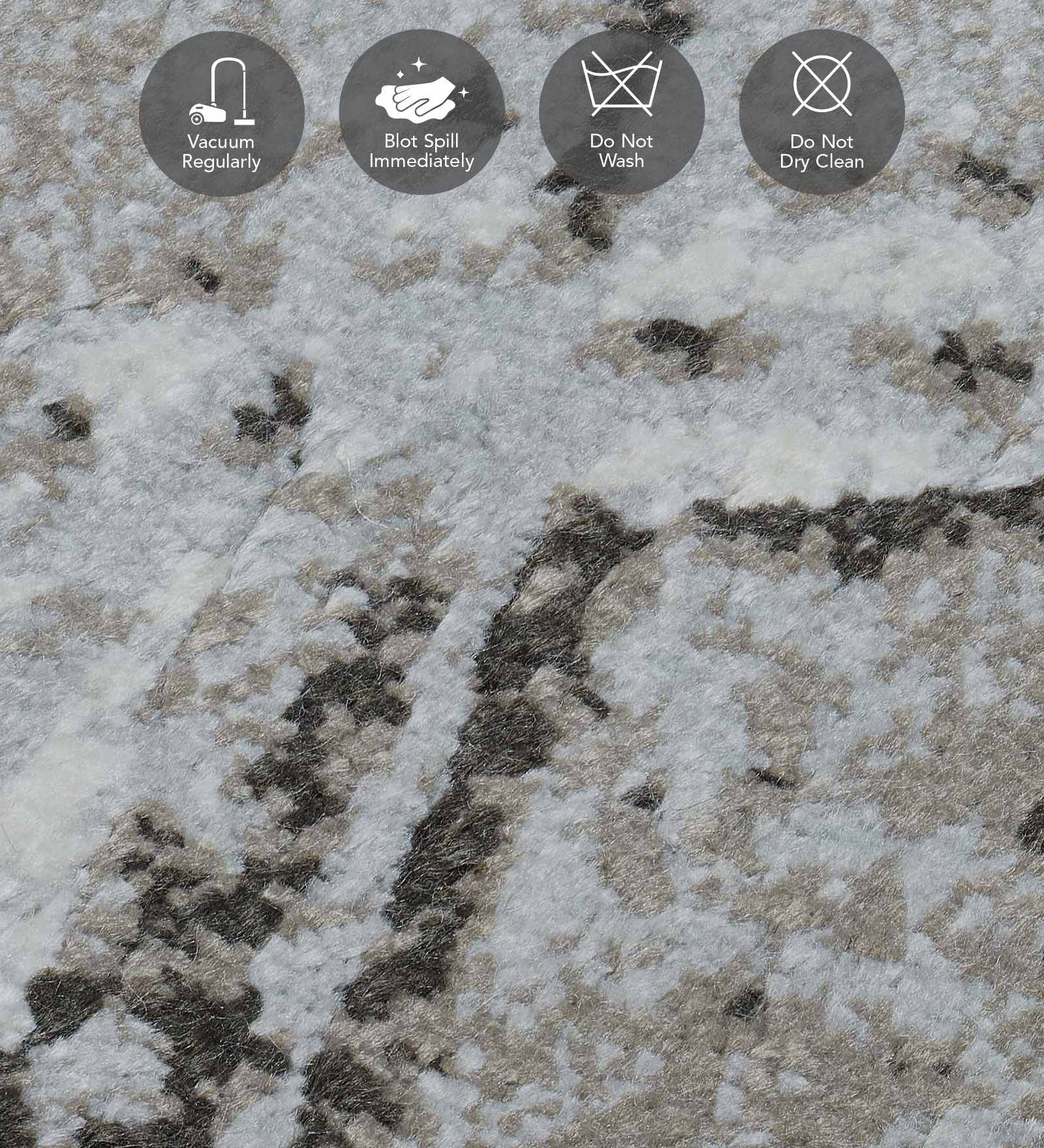 Matrix Geometric Carpet Brown and Cream