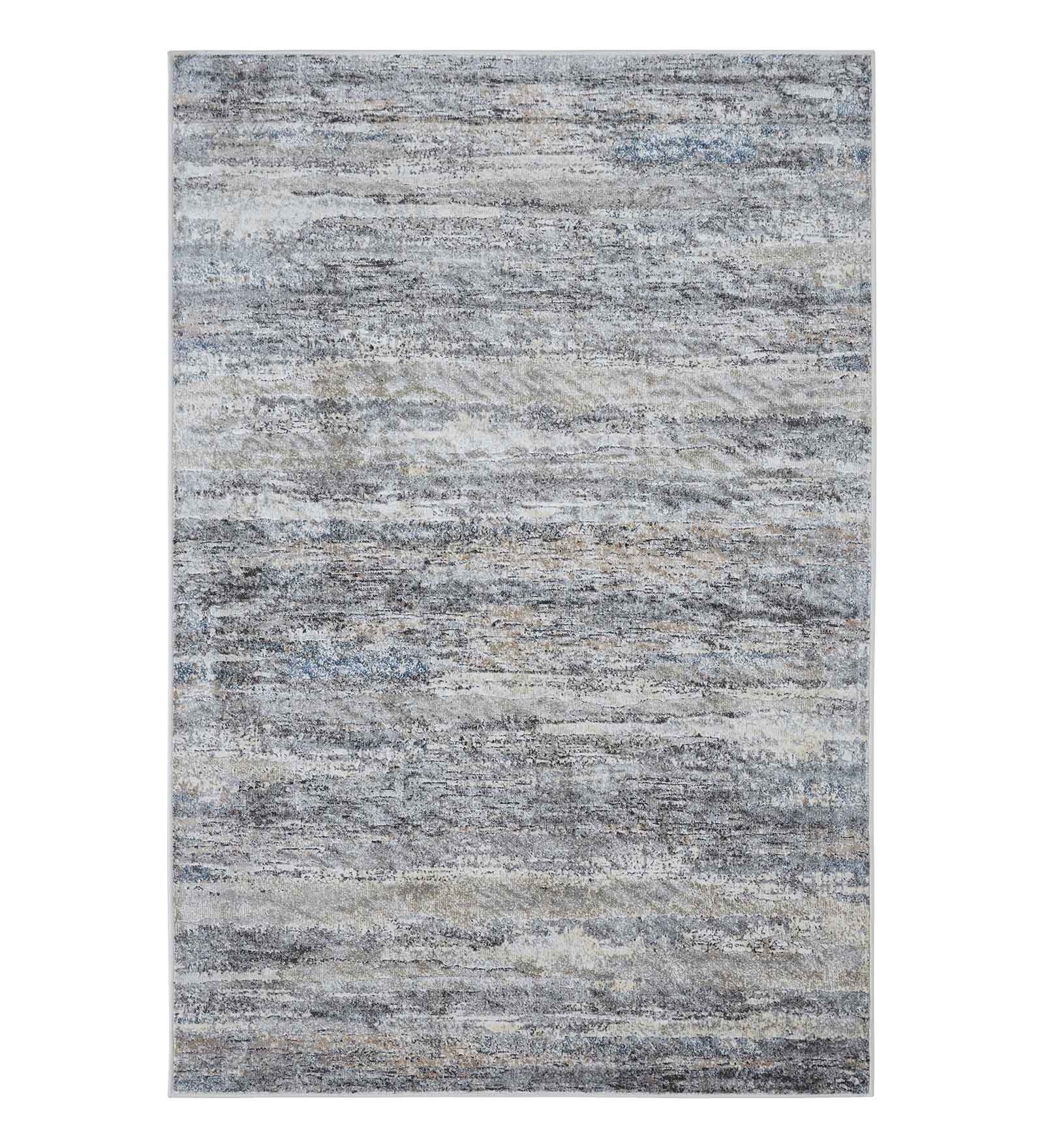 Matrix Abstract Carpet Cream and L.Blue