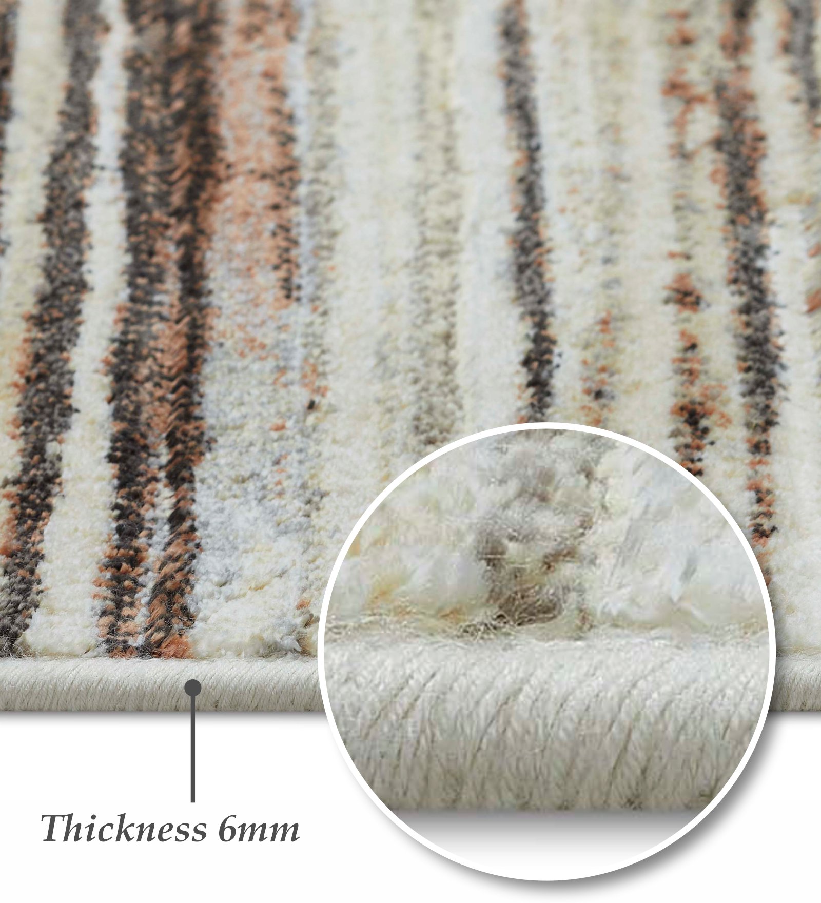 Matrix Abstract Carpet Brown and Cream