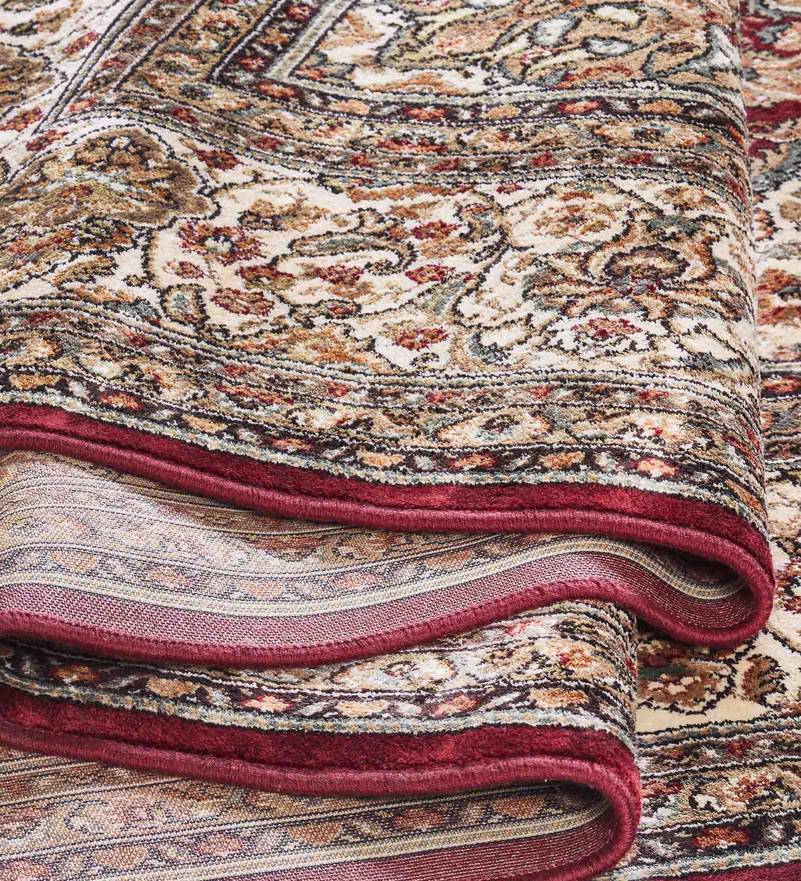 Belluchi Classical Carpet Cream Maroon
