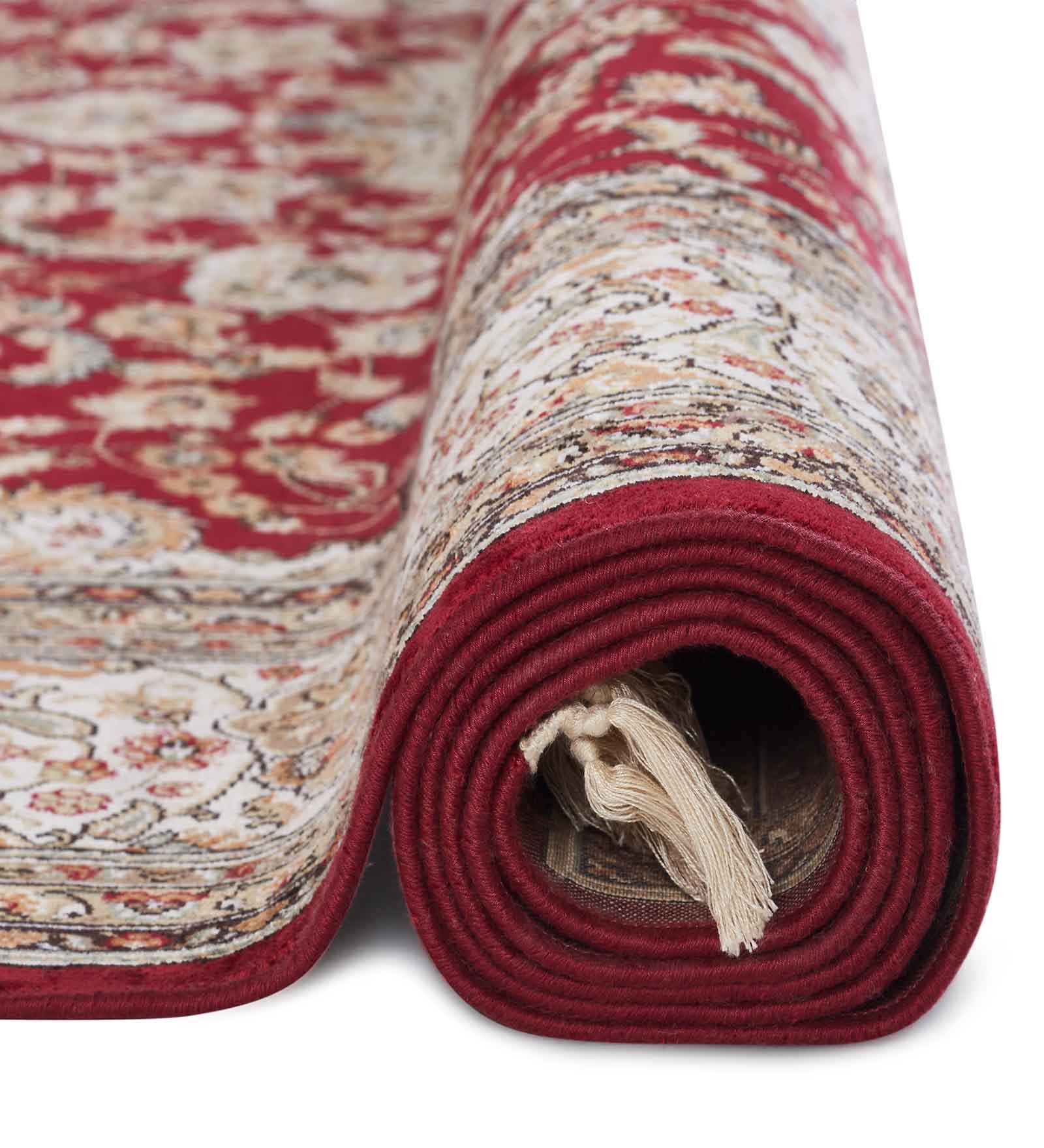 Belluchi Classical Carpet Cream Maroon