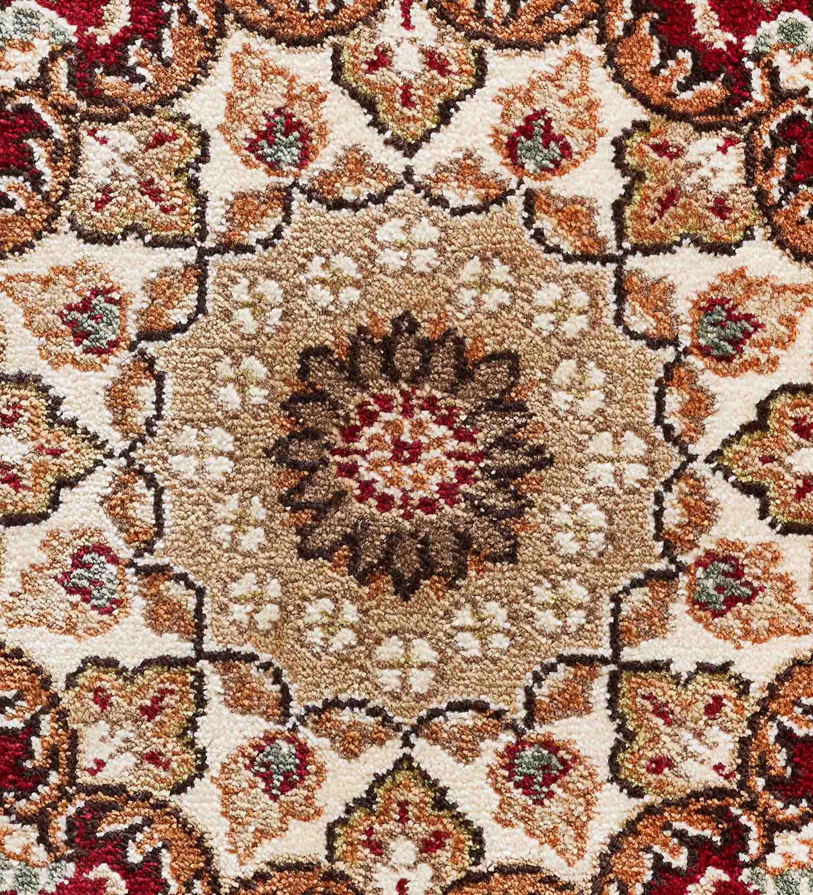 Belluchi Classical Carpet Cream Maroon